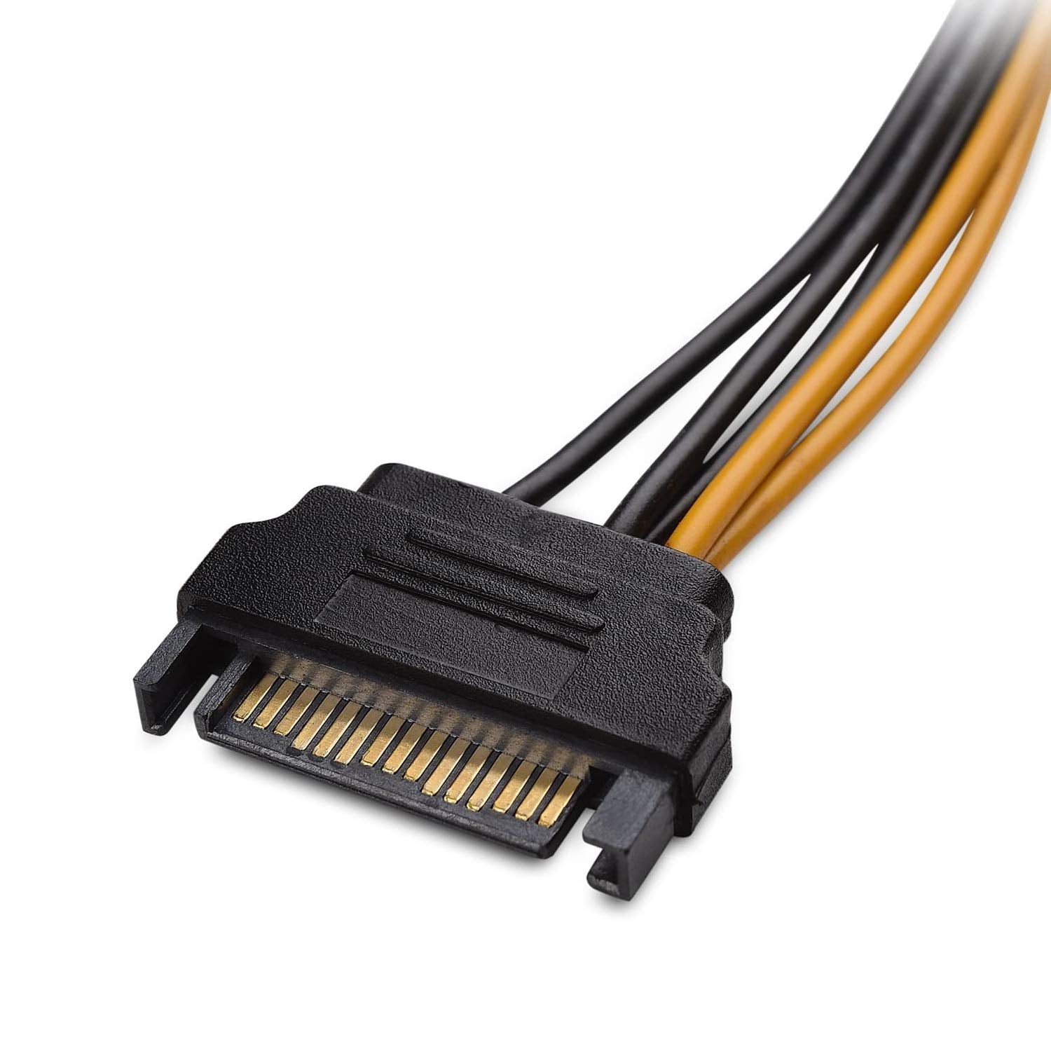 6 Pin To Sata 15 Pin Power Cable (Sata To 6 Pin Pcie), Sata 15 Pin To 6 Pin Pci Express (Pcie) Graphics Video Card Power Cable A