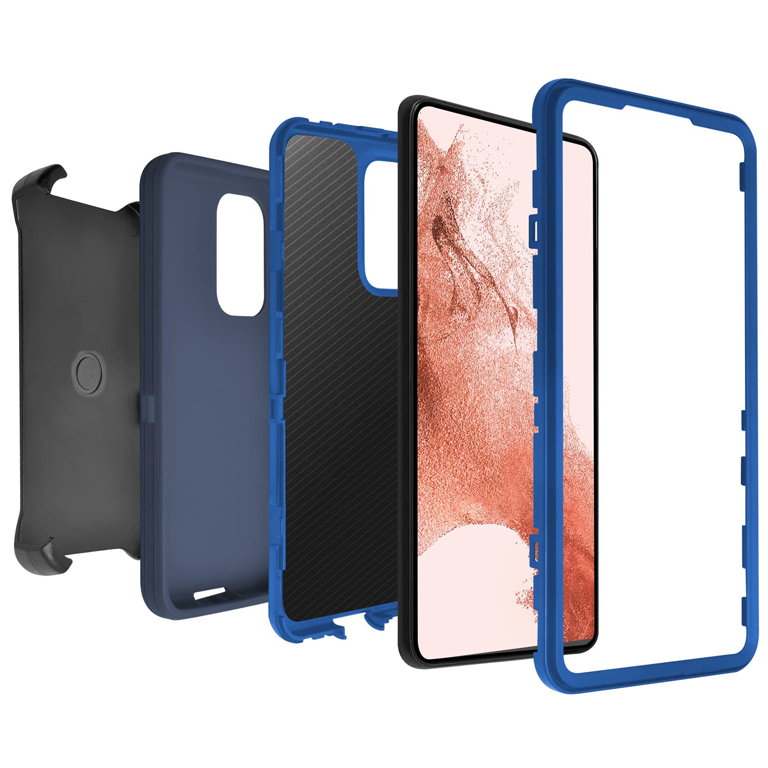 Holster Case For Galaxy A73 5G (2022), Water Resistance Shockproof Dustproof Heavy Duty Military Grade Protective Case For Samsu