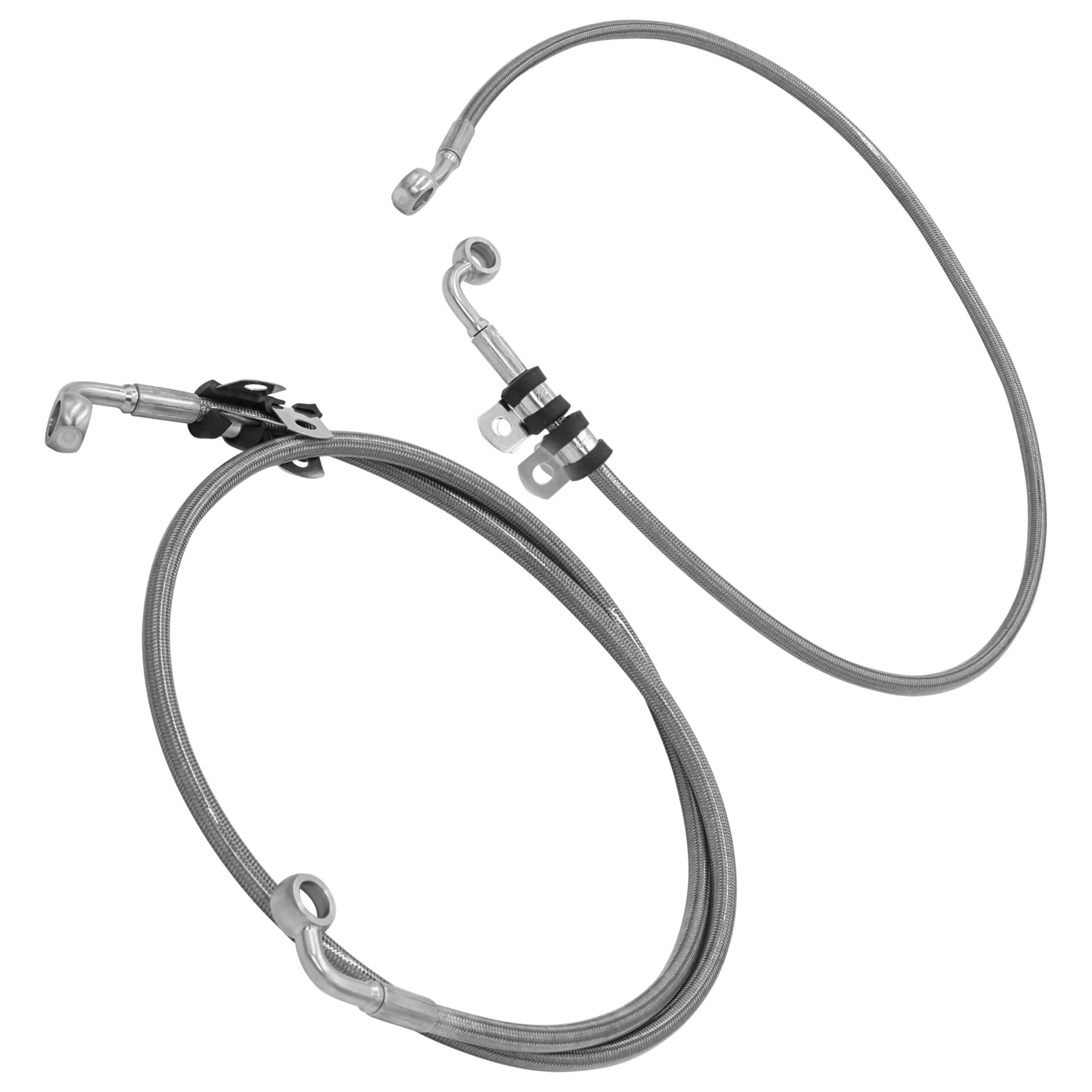 Caltric Front Right & Left Brake Line Compatible With Polaris Rzr Trail S 1000 2016-2021 / S4 1000 2019-2021 / Rzr 900 2021 / S
