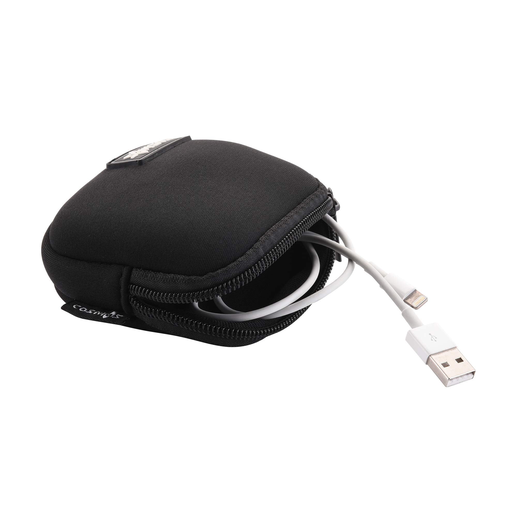 Cm Pack Of 2 Mini Pouch Case Bag Small Travel Storage Carrying Bag Compatible With Magsafe Power Adapter, Laptop Accessories Cables, Cords, Usb Drives, Earphones