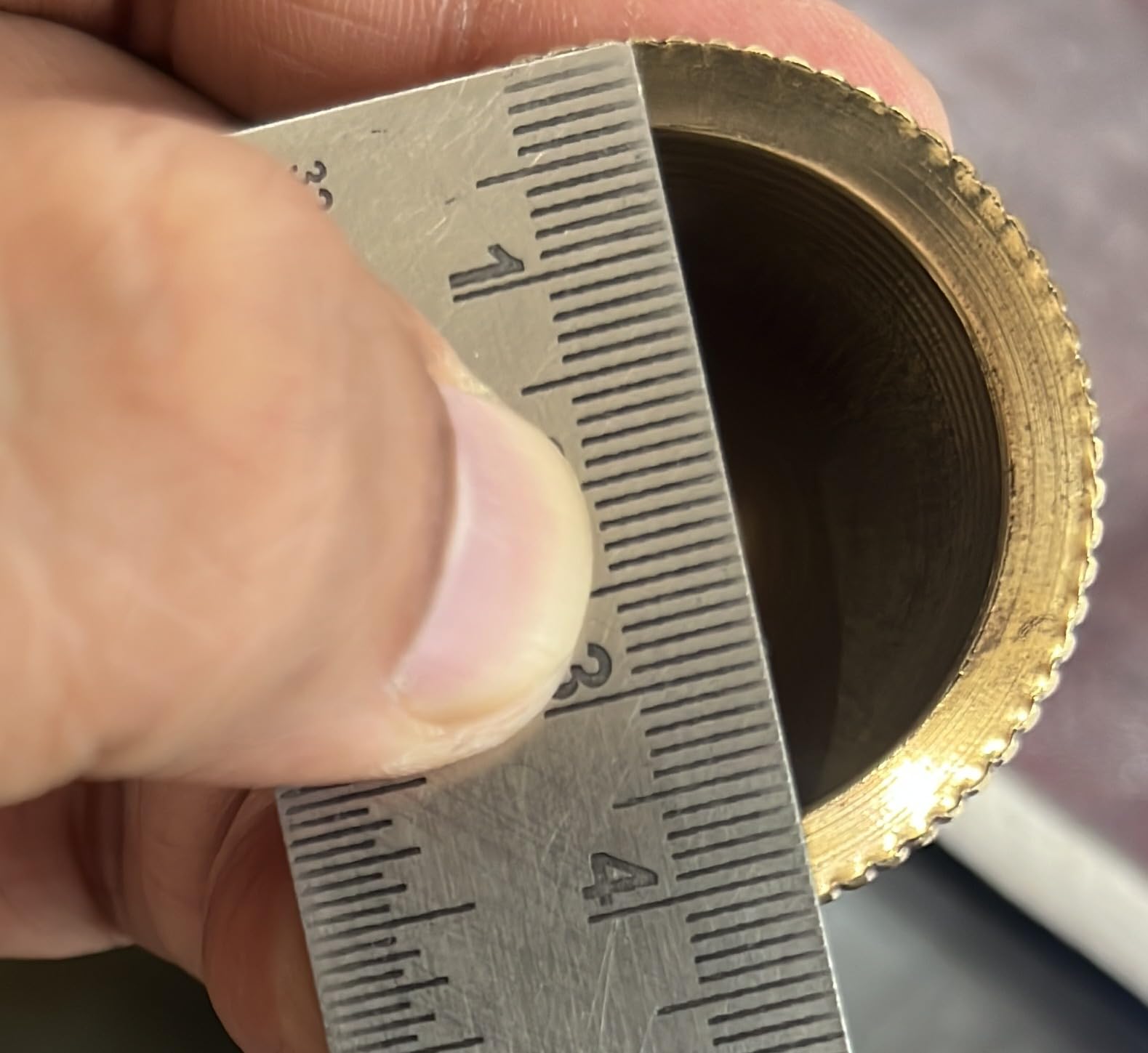 Indian Consigners Hand Bell Loud Brass Call Bells 3 Inches Altar Pendulam Use (Triple Moon Gold)