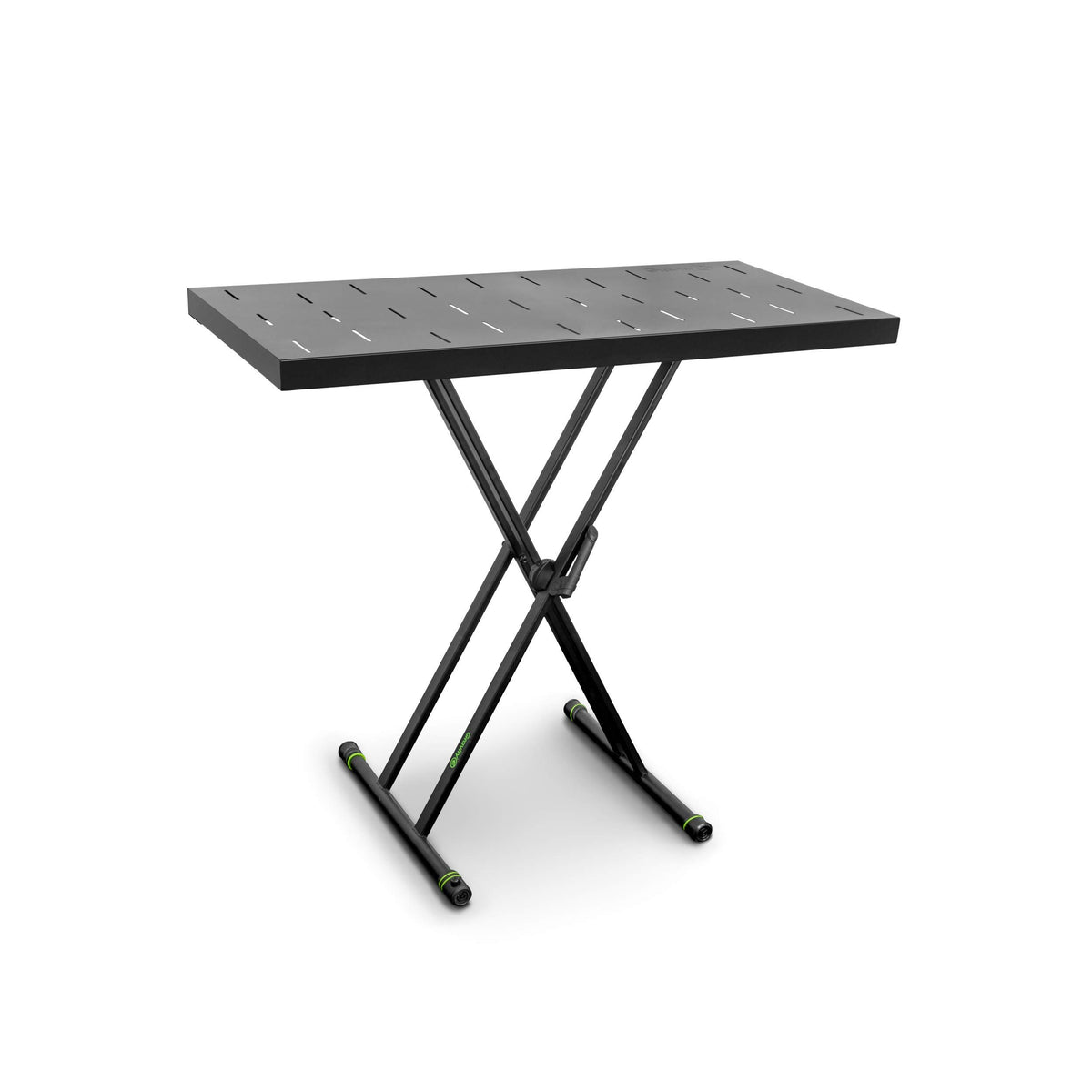 Gravity Stands Set With Keyboard Stand X Form Double And Rapid Desk (Ksx 2 Rd),Black