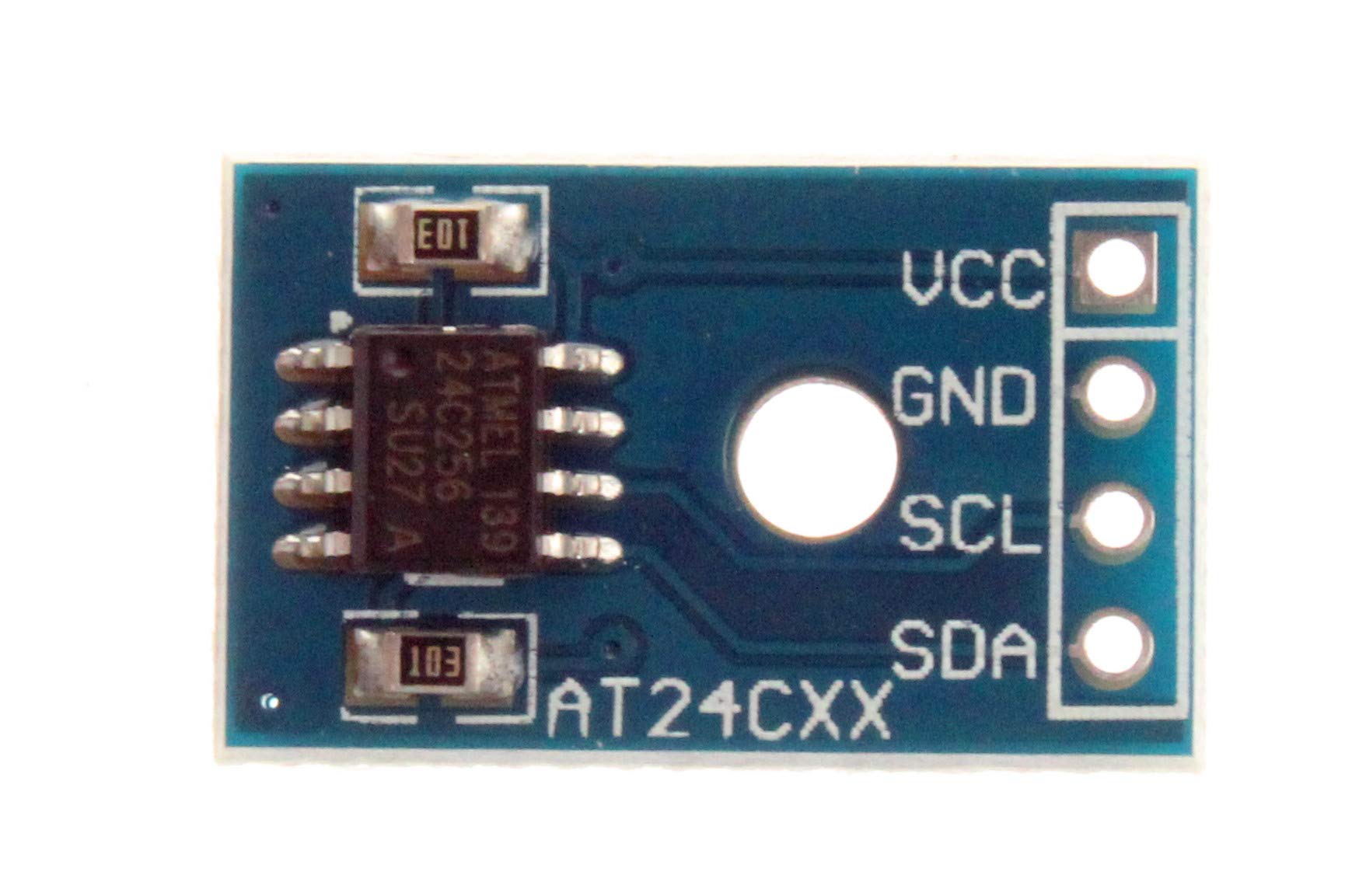 Noyito At24C256 Eeprom Memory Module Iic I2C Interface - Mcu Development Accessories (Pack Of 2) Blue