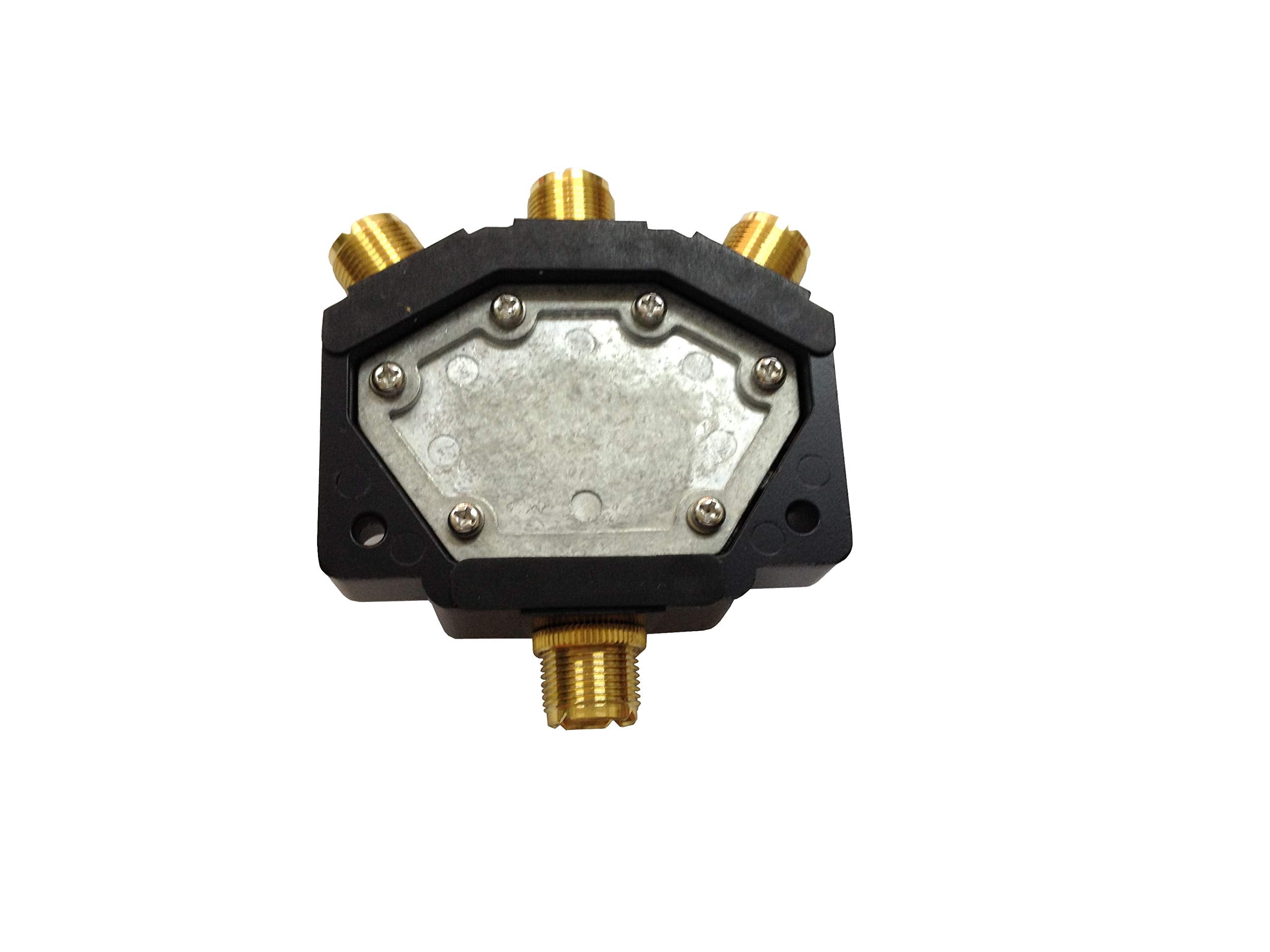 Anteenna Tw 103 3 Position Coaxial Switch For 144/440Mhz Ham Cb Or Hf/Vhf/Uhf Radio Uhf Female (So 239) Connector Plated Golden