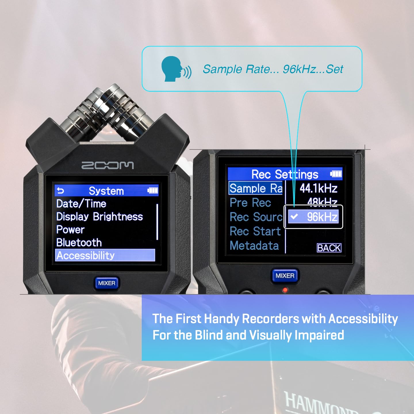 Zoom H4Essential 4-Track Handy Recorder (2024 Model, Essential Series) With 32-Bit Float, Accessibility, Stereo Microphones, 2 X