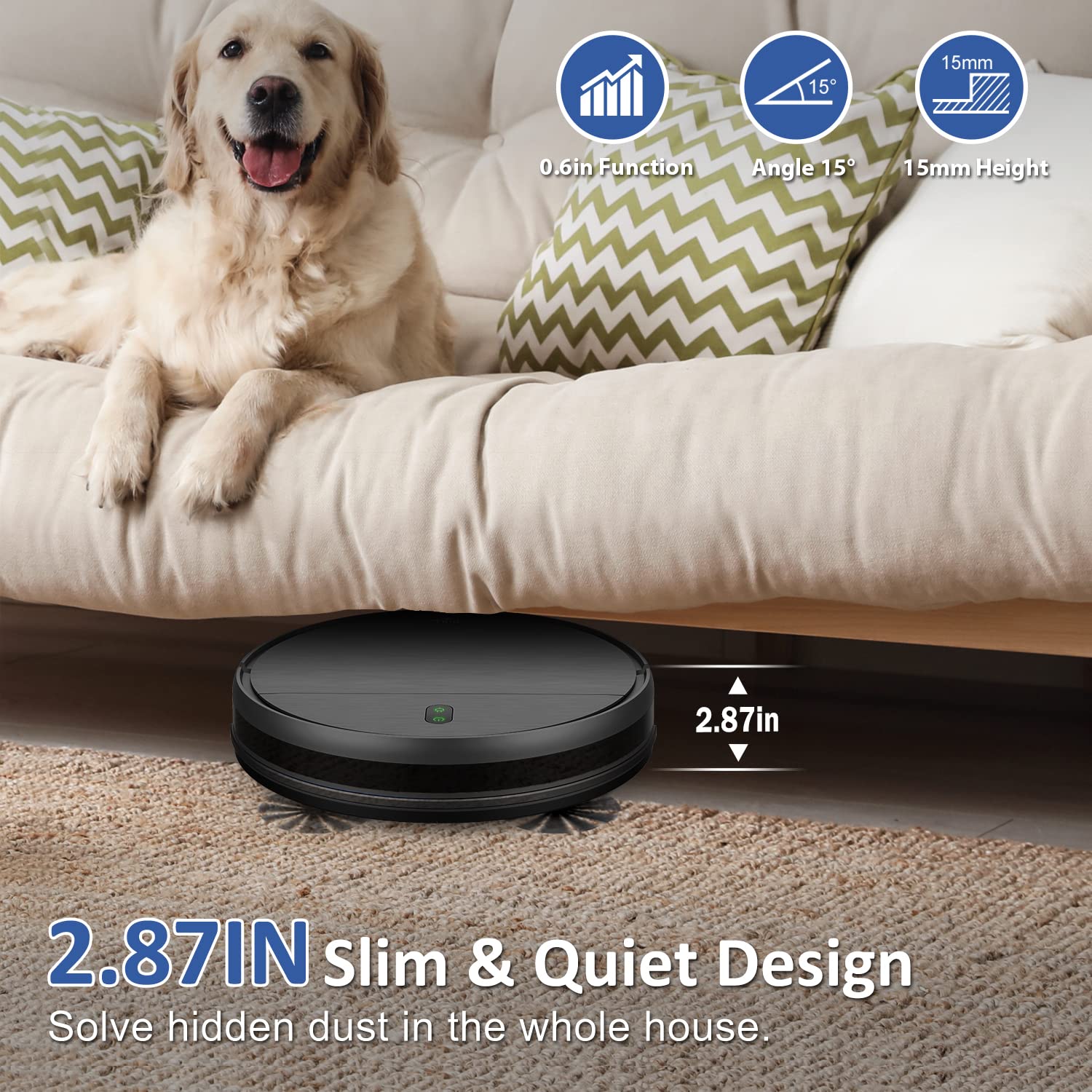Robot Vacuum And Mop Combo, Wifi/App/Alexa, Robotic Vacuum Cleaner With Schedule, 2 In 1 Mopping Robot Vacuum With Watertank And