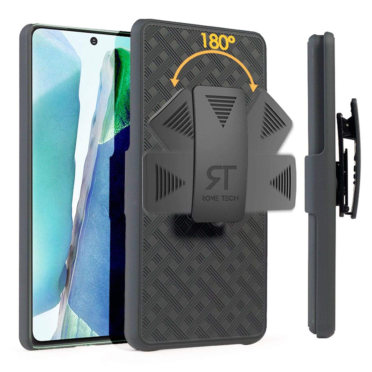 Rome Tech Belt Clip Phone Case For Samsung Galaxy S21 Ultra Ultra 5G Not For S21] Slim Heavy Duty Rugged Slide Hip Holster Cover