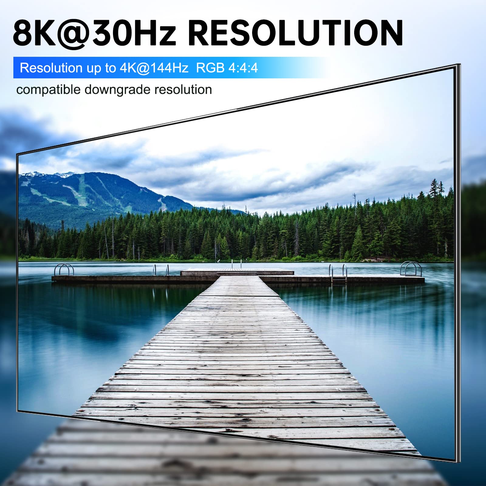 8K Usb 3.0 Displayport Kvm Switch 2 Monitors 2 Computers 8K@30Hz 4K@144Hz,Mleeda Dual Monitor Displayport 1.4 Kvm Switches With