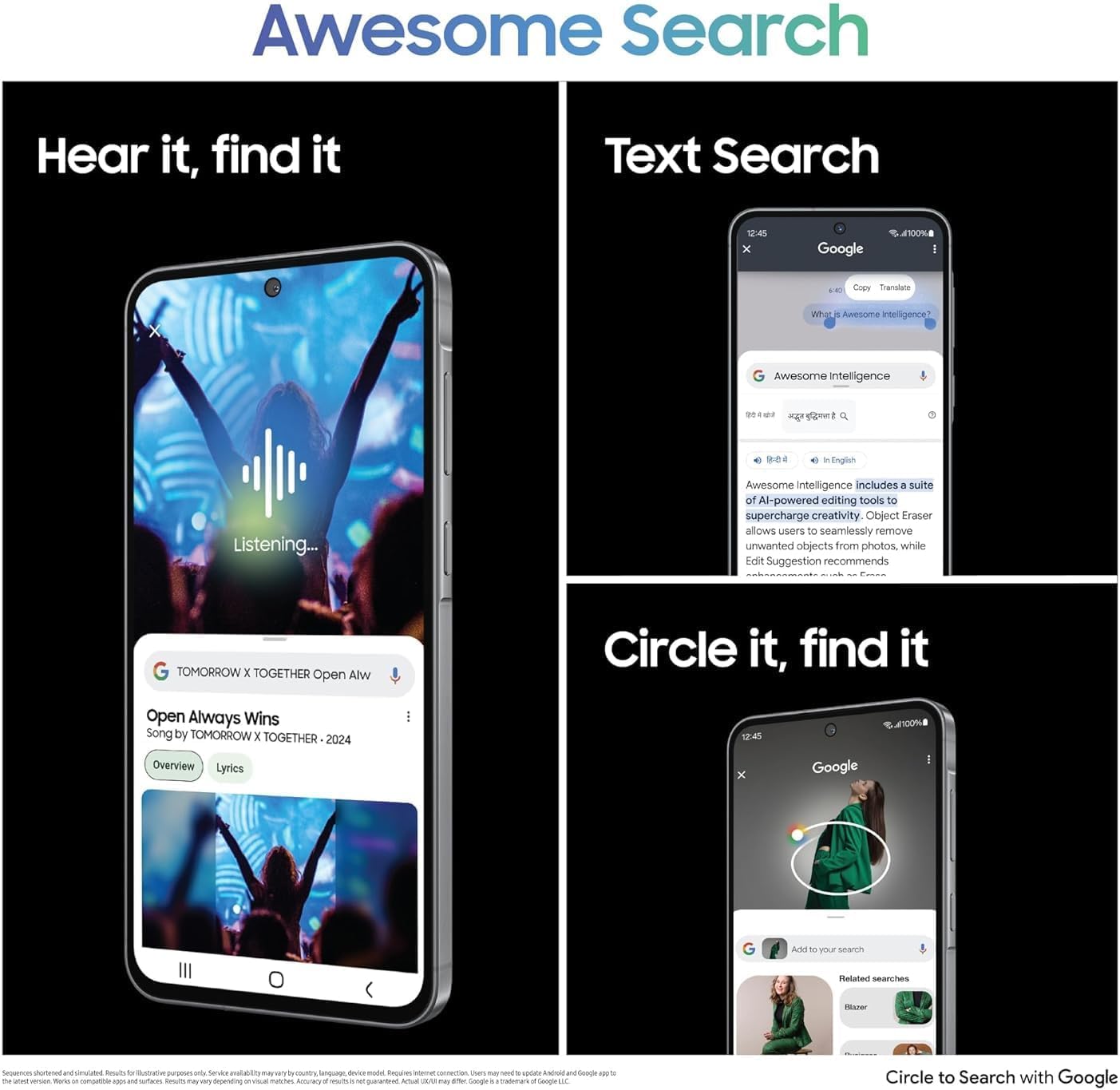 Samsung Galaxy A56 5G Ai (For Tmobile Mint Tello & Global) (256Gb + 12Gb) Version Latina Unlocked Sm-A566E/Ds 6.6 120Hz 50Mp Tri