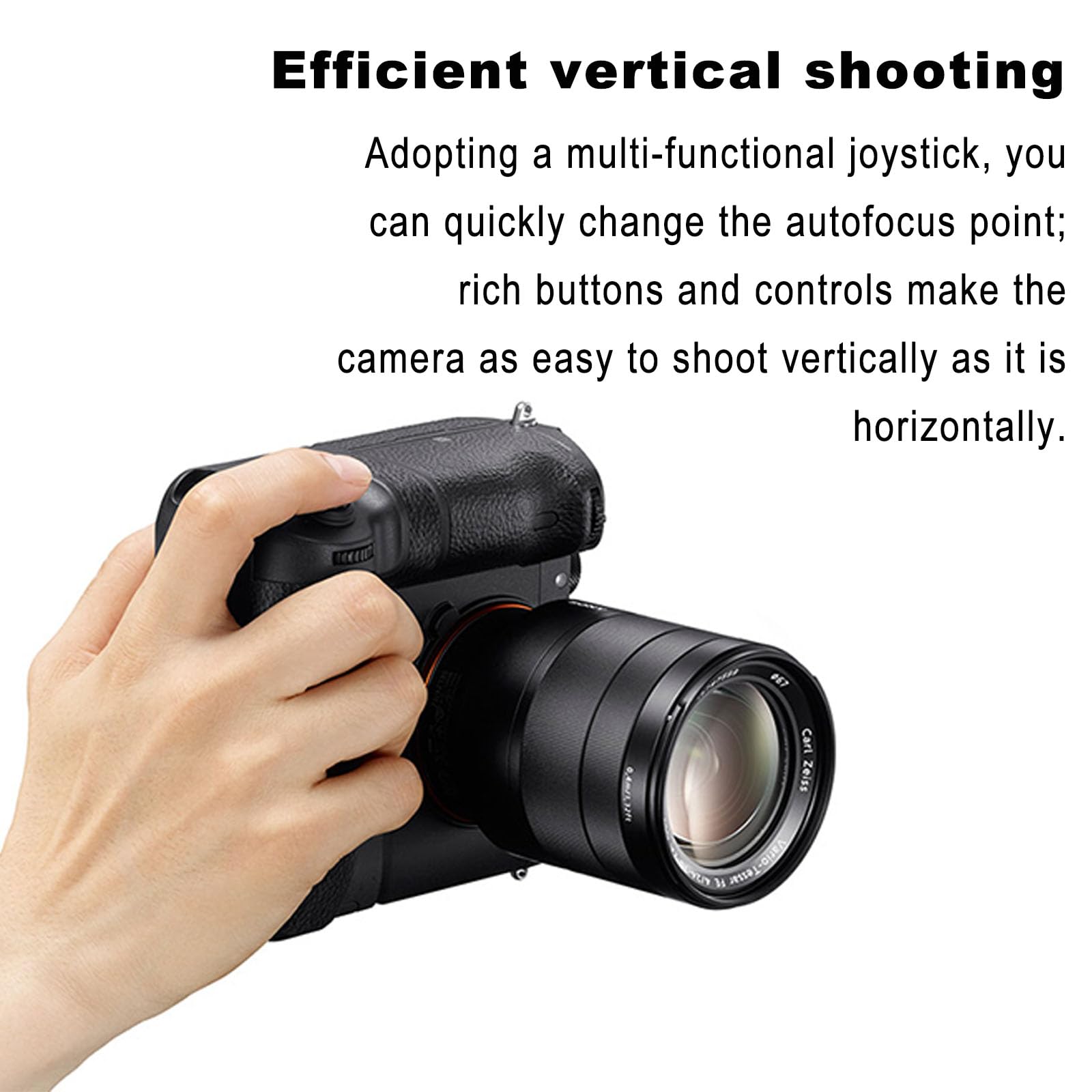 Battery Grip For Sony A7Riii A7Iii A9 Cameras, Replacement For Sony Vg C3Em,Used To Replace Fz100 Rechargeable Lithium Ion Batte