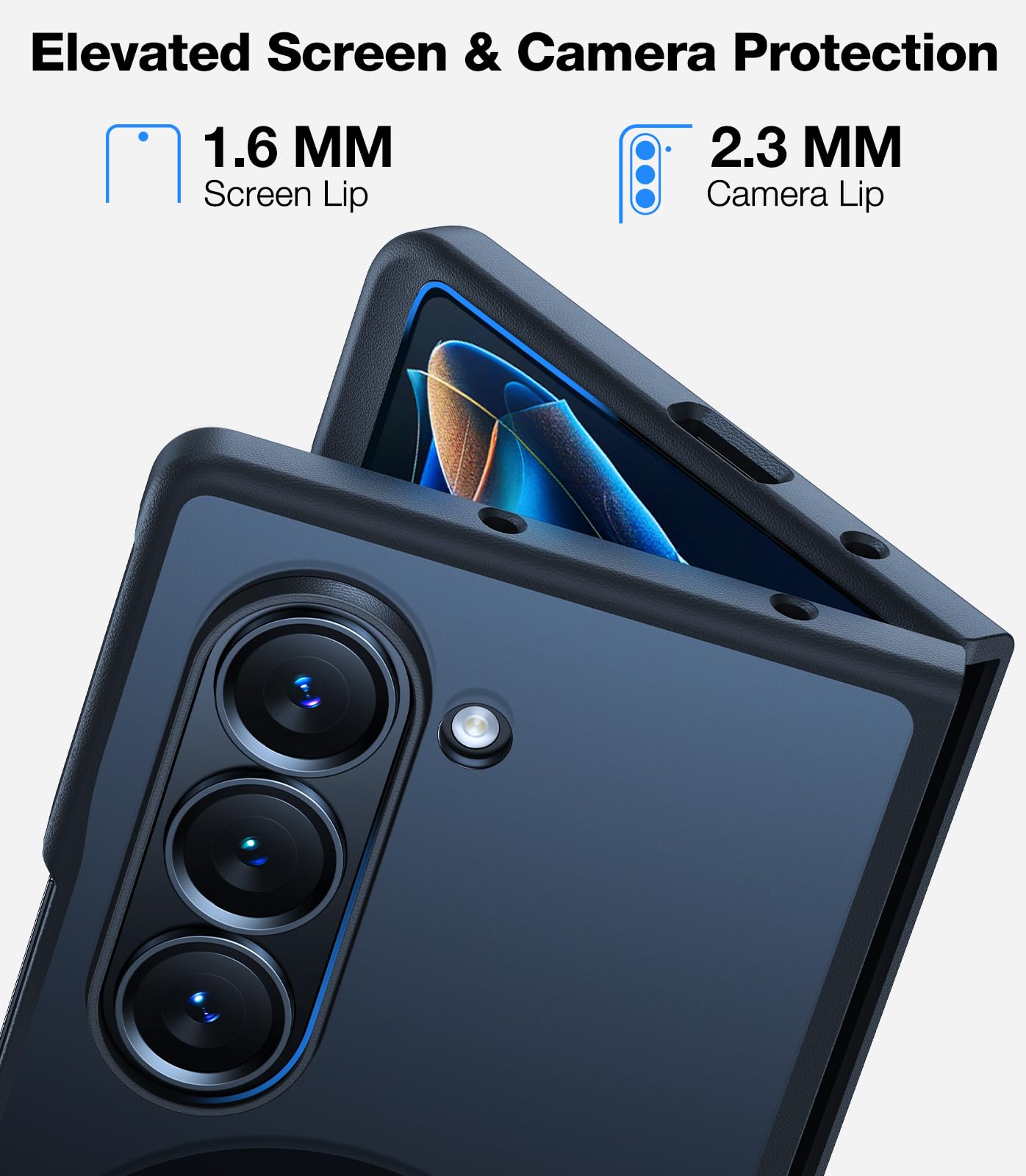 Torras Upgraded Magnetic Shockproof For Samsung Galaxy Z Fold 6 Case With S Pen Holder, [Fit For Magsafe] [Screen Protector Adde