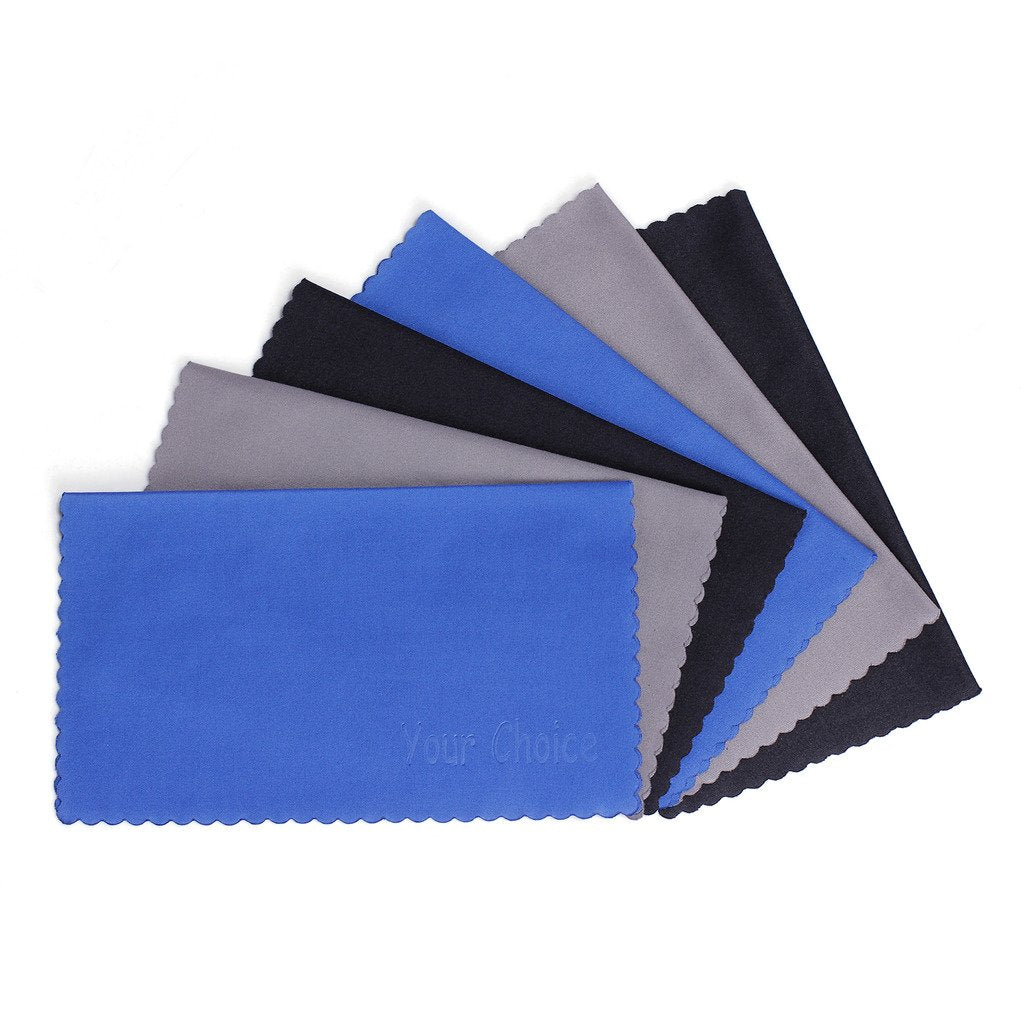 Your Choice Microfiber Cleaning Cloths 6 Pack For Eyeglasses, Camera Lens, Cell Phones, Cd, Dvd, Computers, Tablets, Laptops, Te