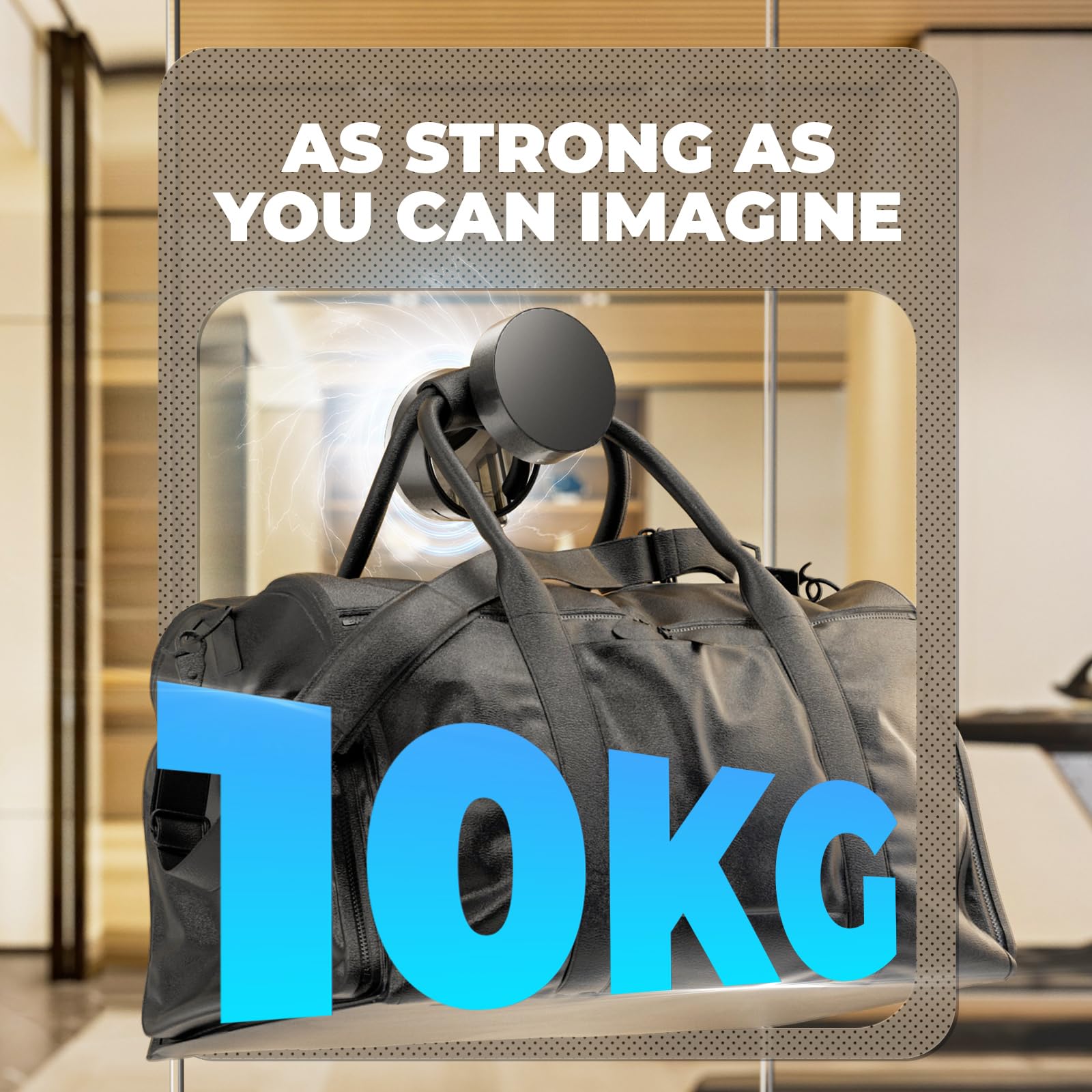 Ueemee Foldable Vacuum Magnetic Car Phone Holder For Magsafe, 360 Rotatable Suction Phone Mount, Strong Suction Cup (A2)