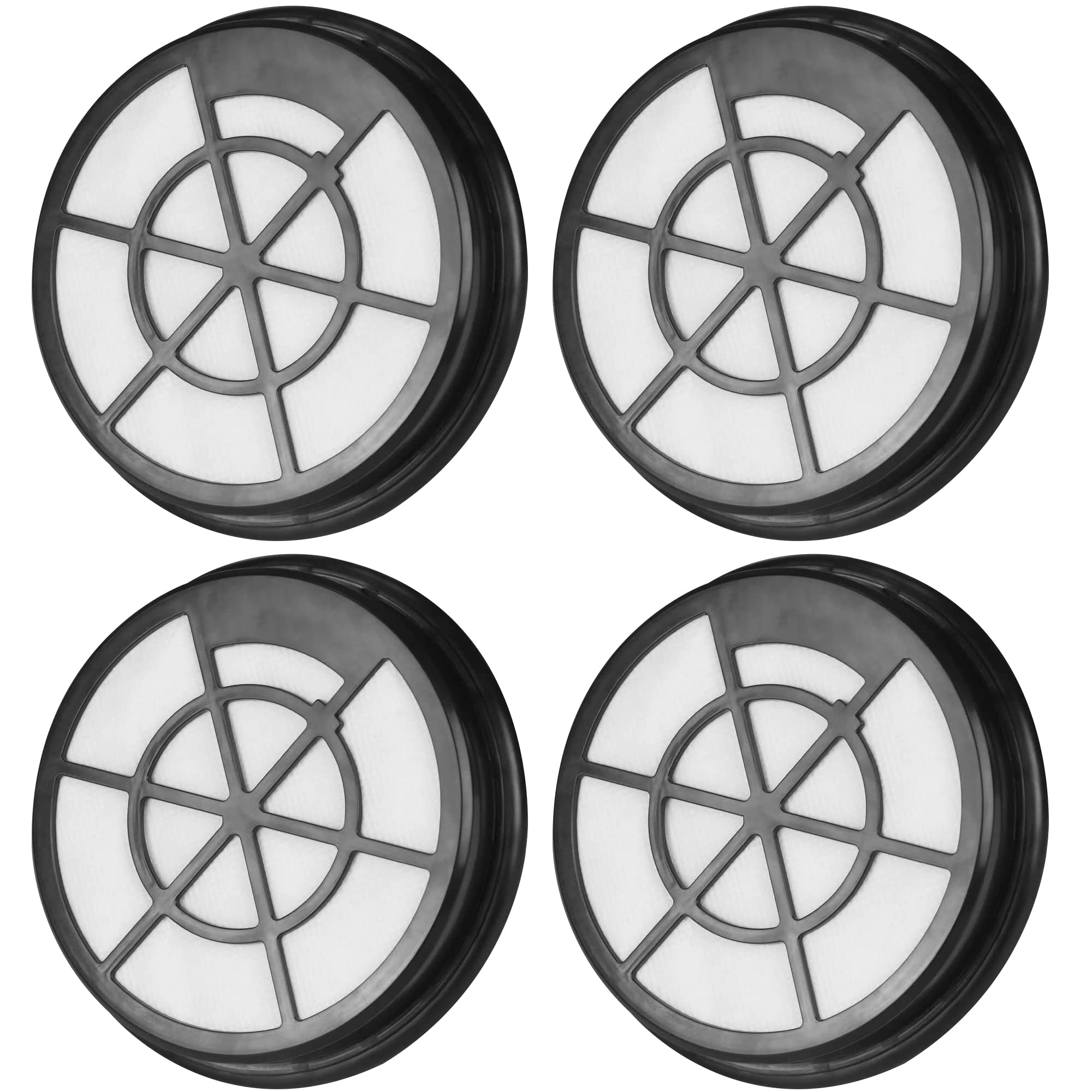 Fette Filter   4 Pack Filter Compatible With Eureka Whirlwind Bagless Canister Vacuum Nen110B Nen110A Nen110D   Part # Nen0101