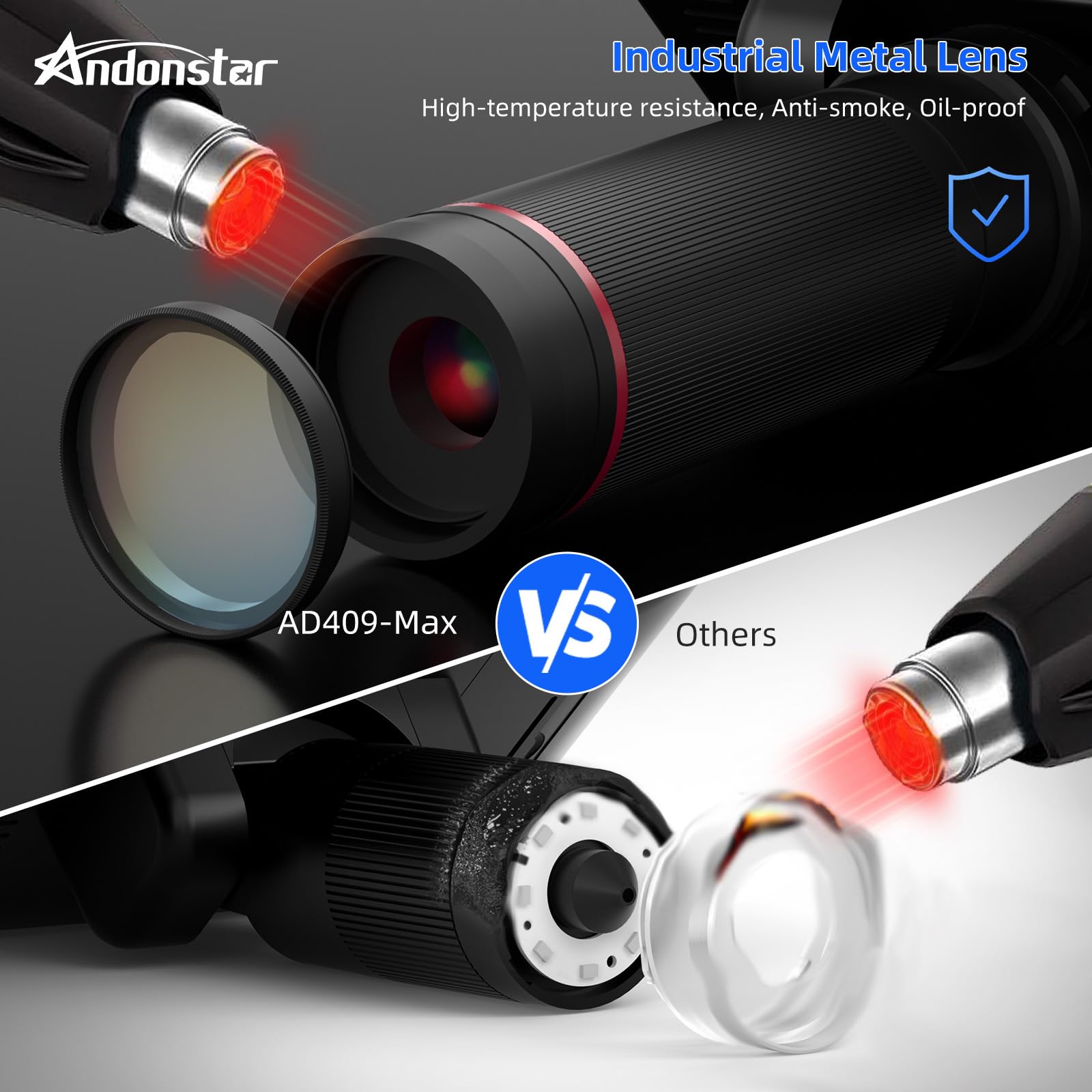 Andonstar Ad409 Max Hdmi Digital Microscope With Soldering Station, Endoscope, 10.1 Inch Lcd Screen, 300X Usb Electronic Microsc