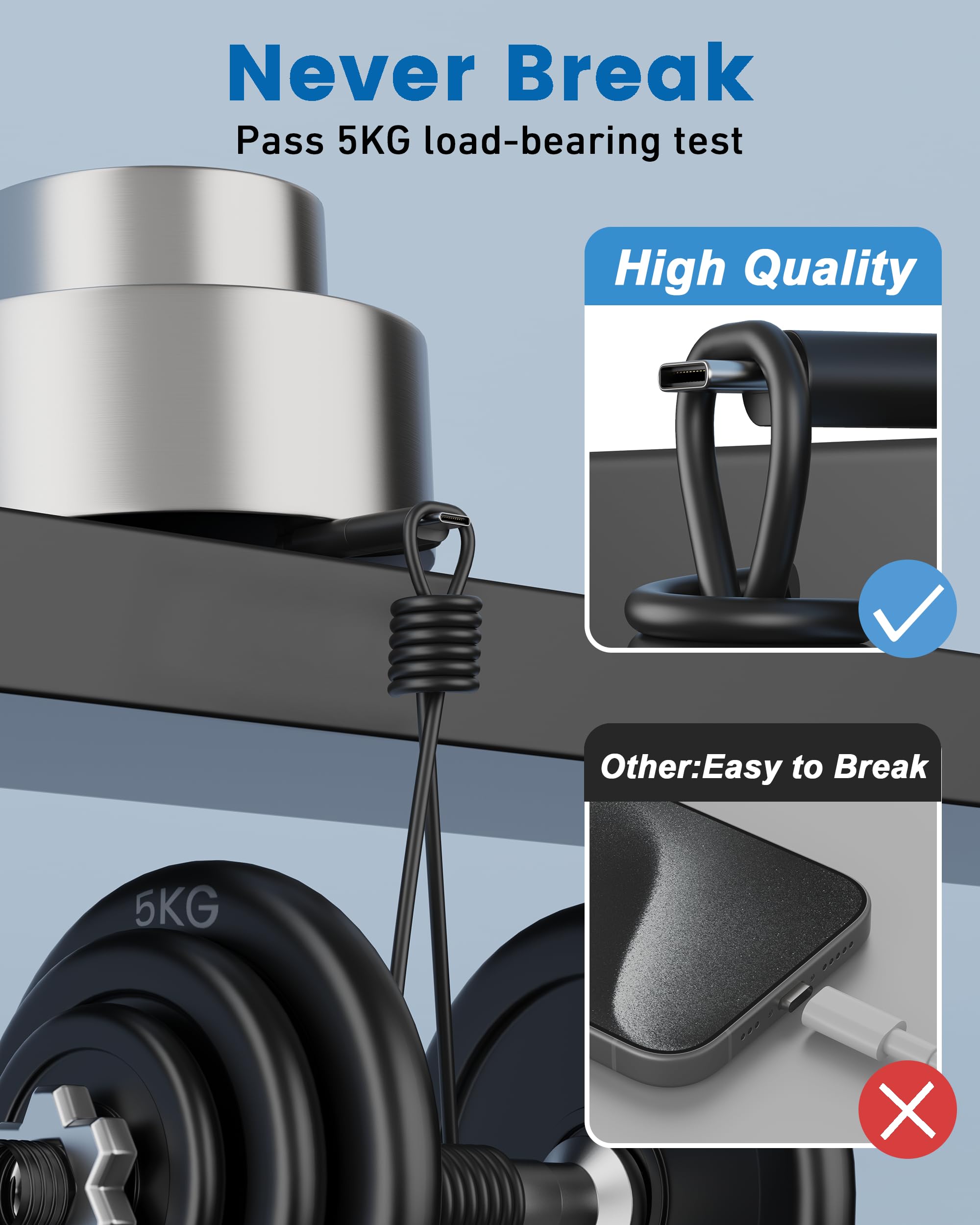 2In1 Tablet Charger Cord Replacement For All Amazons Kindle Fire Hd 6 7 8 10, Kids E Reader, Oasis Paperwhite, Tv Stick, Samsung