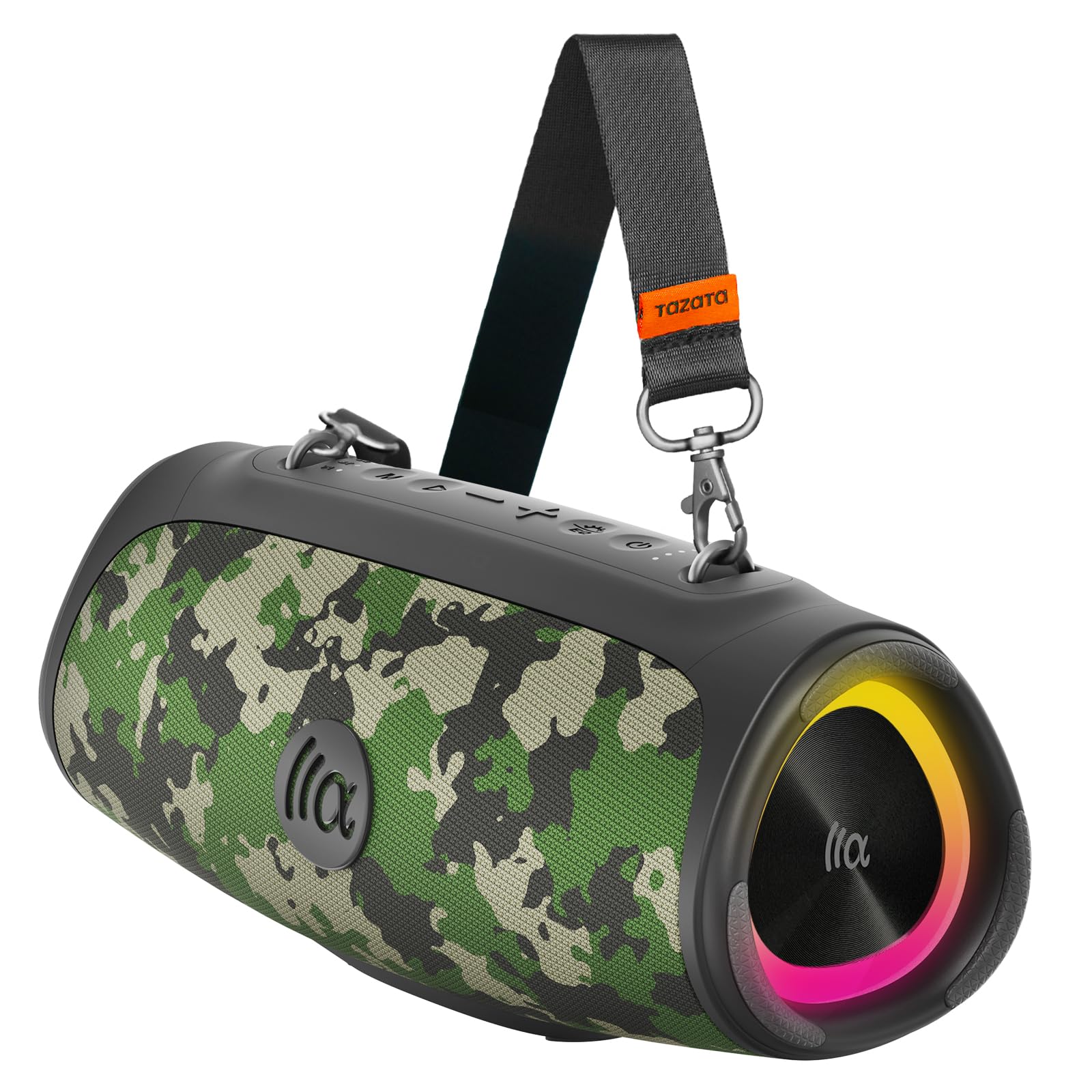 TAZATA Portable Loud Bluetooth Speaker, 90W (Peak) Large Subwoofer Speakers Wireless Bluetooth 5.3 with Powerbank USB Charge Out