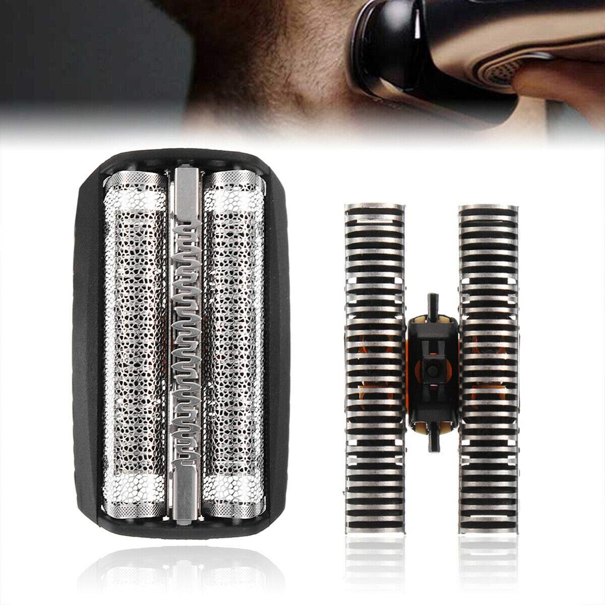 Shaver Foil&Cutter W/Rozor Shaver Oil+ Clean Brush For Braun 31B 5000 6000 Series 3 350 360 380 5612 5770 6520