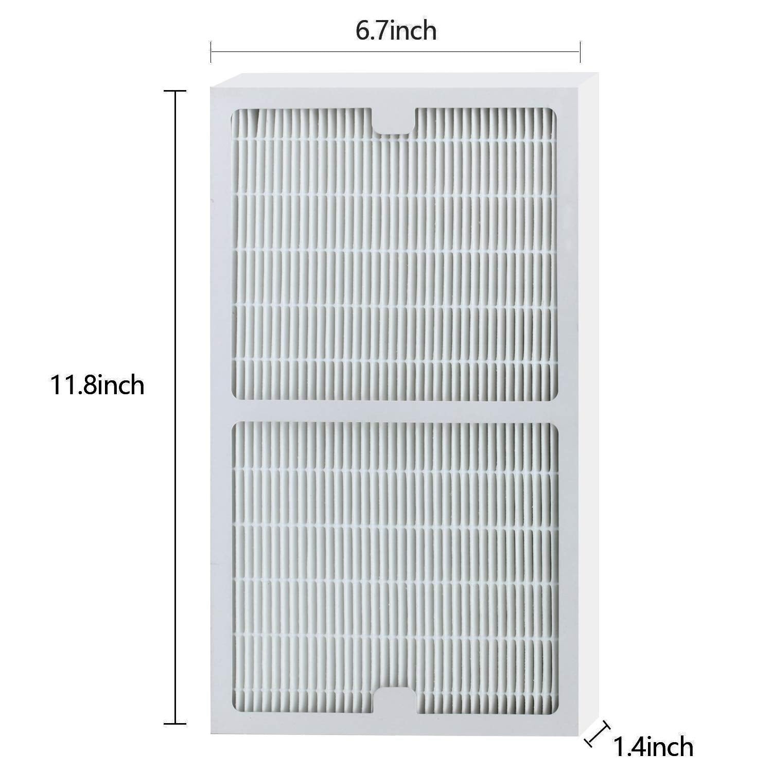 Replacement Idylis Air Purifier Filters C   2 Pack Hepa & Carbon Filter Set For Idylis Air Purifiers Iap 10 280, Iap 10 200, Par
