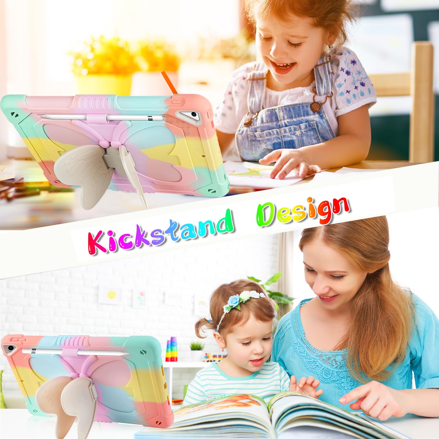 Dreamerx Ipad 10.2/10.5 Case For Kids Girls, Ipad 9Th/8Th/7Th Generation Case 2021/2020/2019 10.2'', Ipad Air 3Rd Gen 2019 /Pro