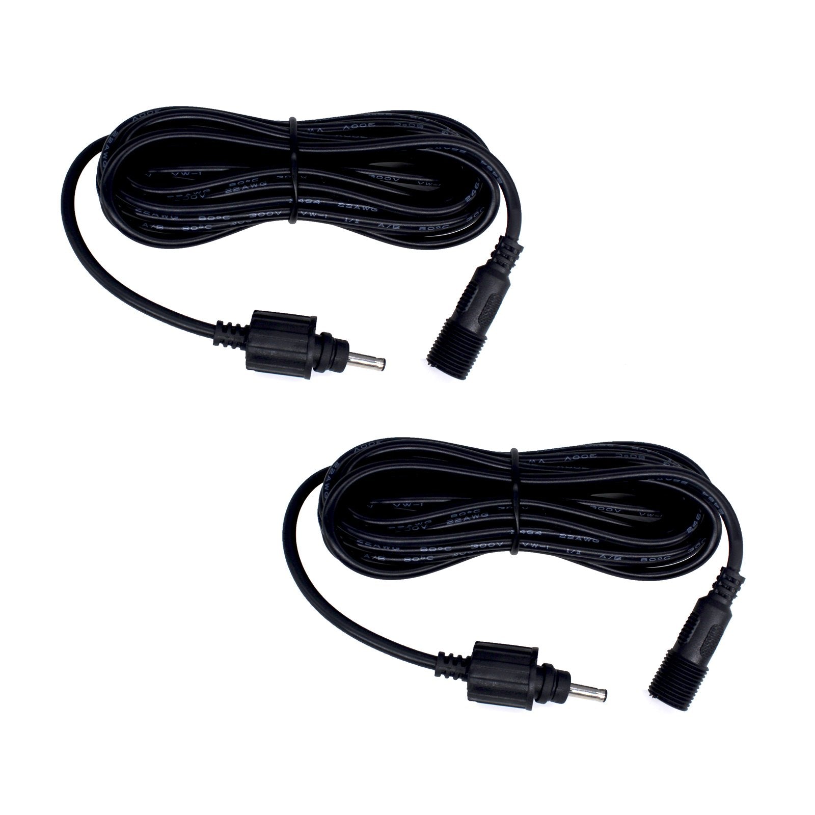 Lewisia 10 Feet Extension Cable - Solar Water Pump & Air Pump Aerator Oxygenator Extender Wires Cords (2 Pack)