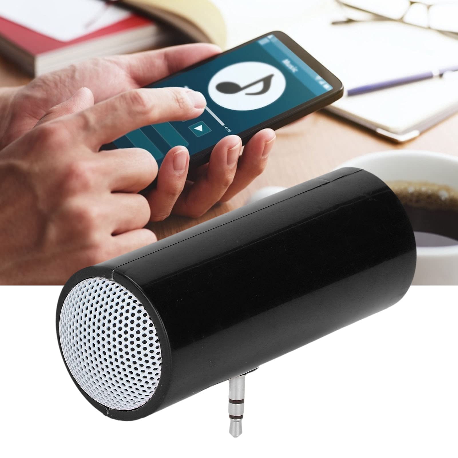 Syh&Aqye Portable Mini Stereo Speaker, Wireless Plug In To Music, Watch Movies, Play Games, For Smart Phones, Tablets, Laptops,