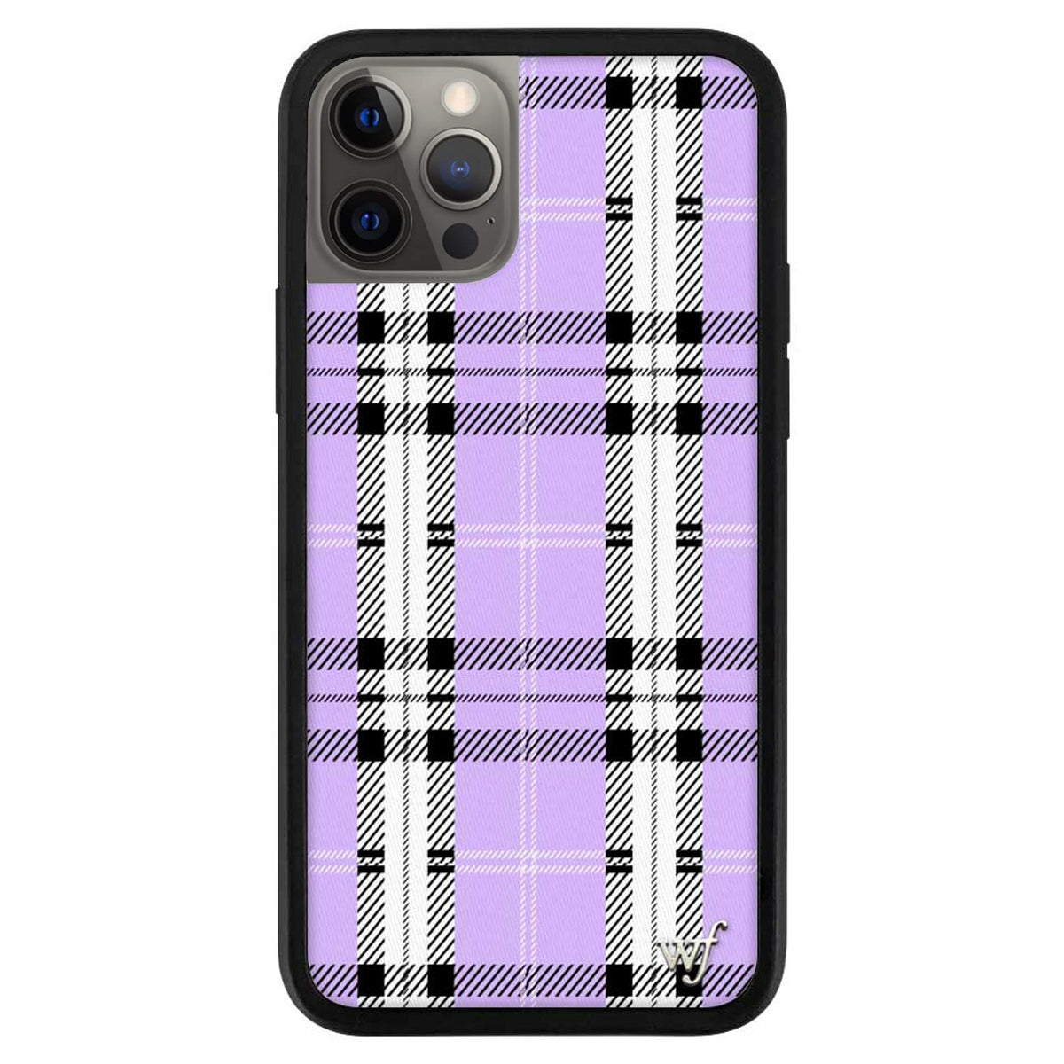 Wildflower Limited Edition Cases Compatible With Iphone 12 Pro Max (Lavender Plaid)