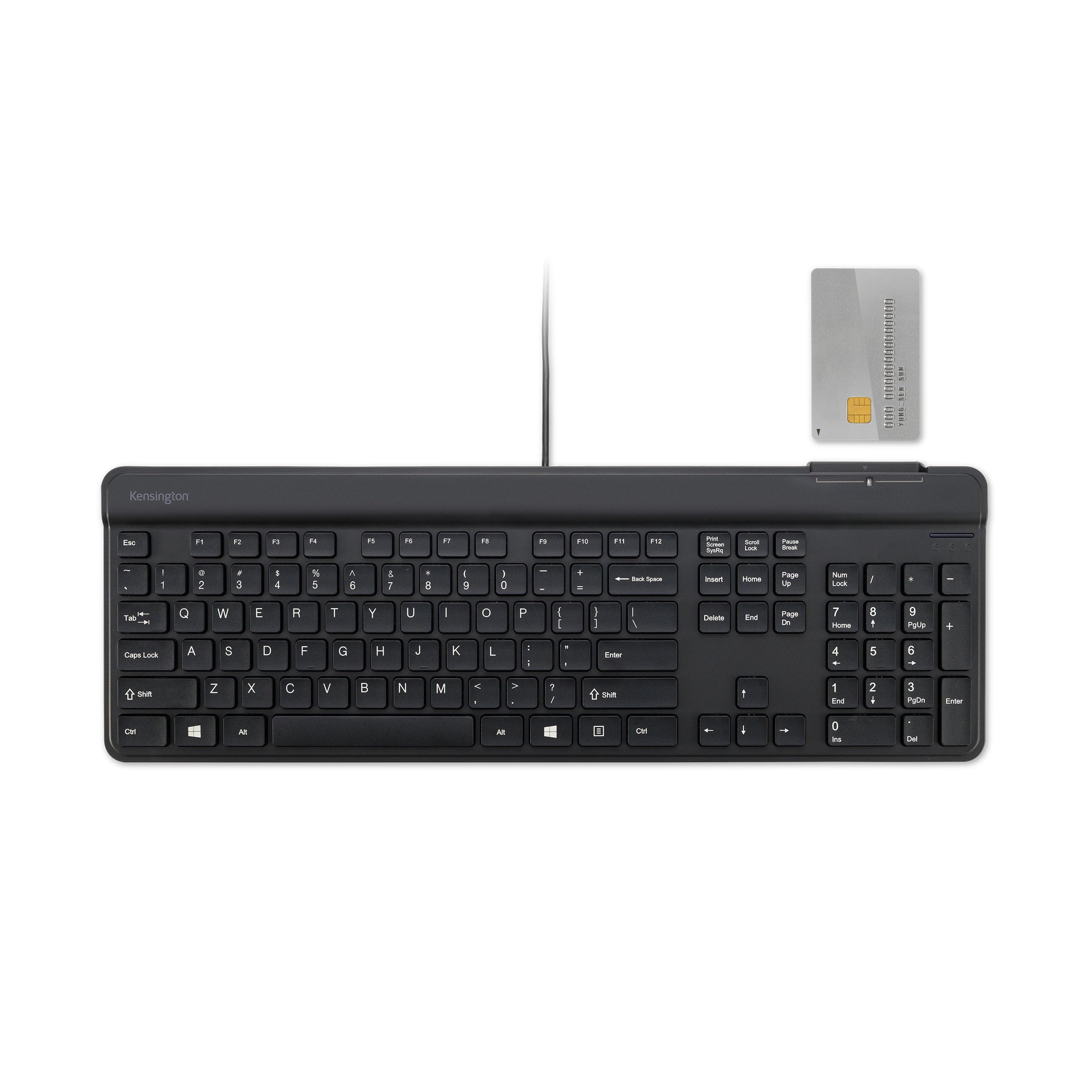 Kb201C Simple Solutionswired Keyboard With Smart Card Reader (Cac) Taa