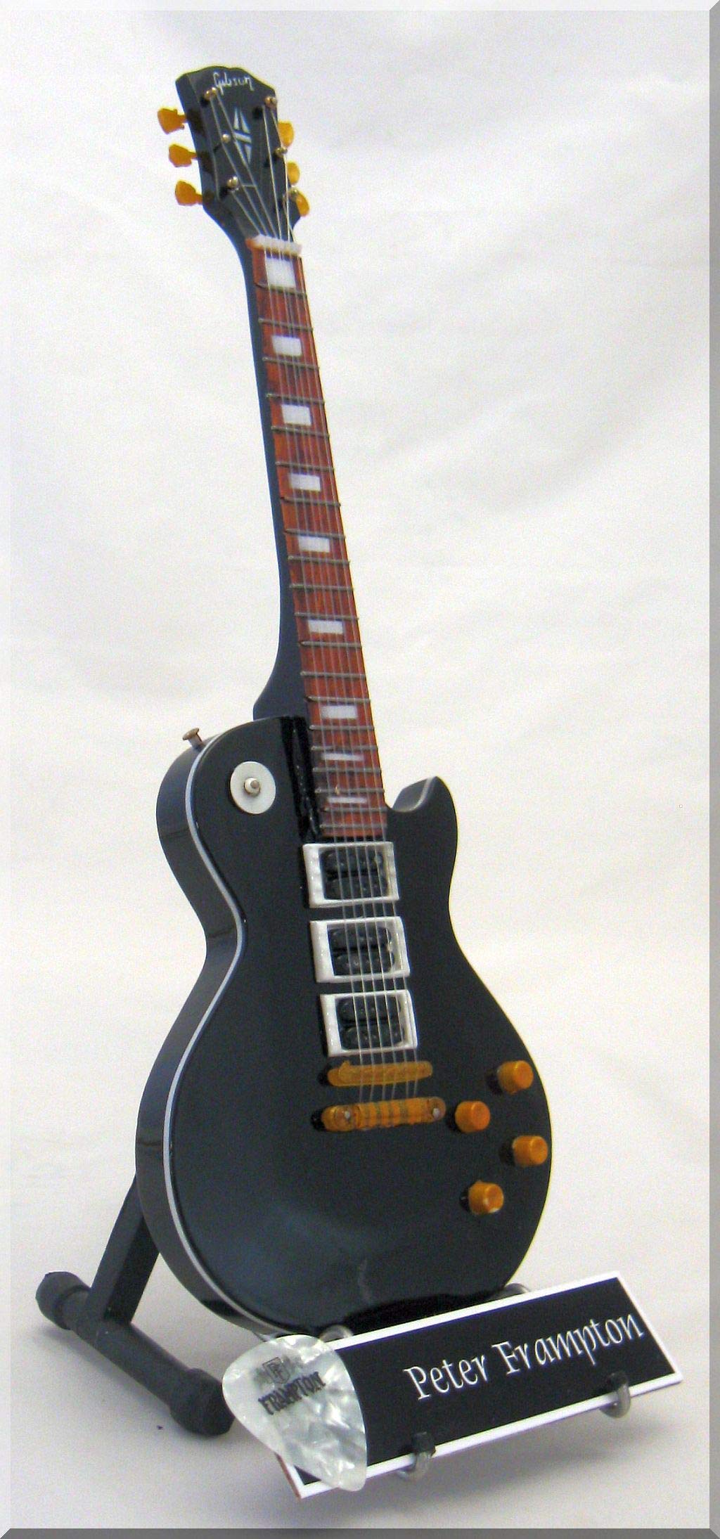 PETER FRAMPTON Miniature Guitar with Guitar Pick