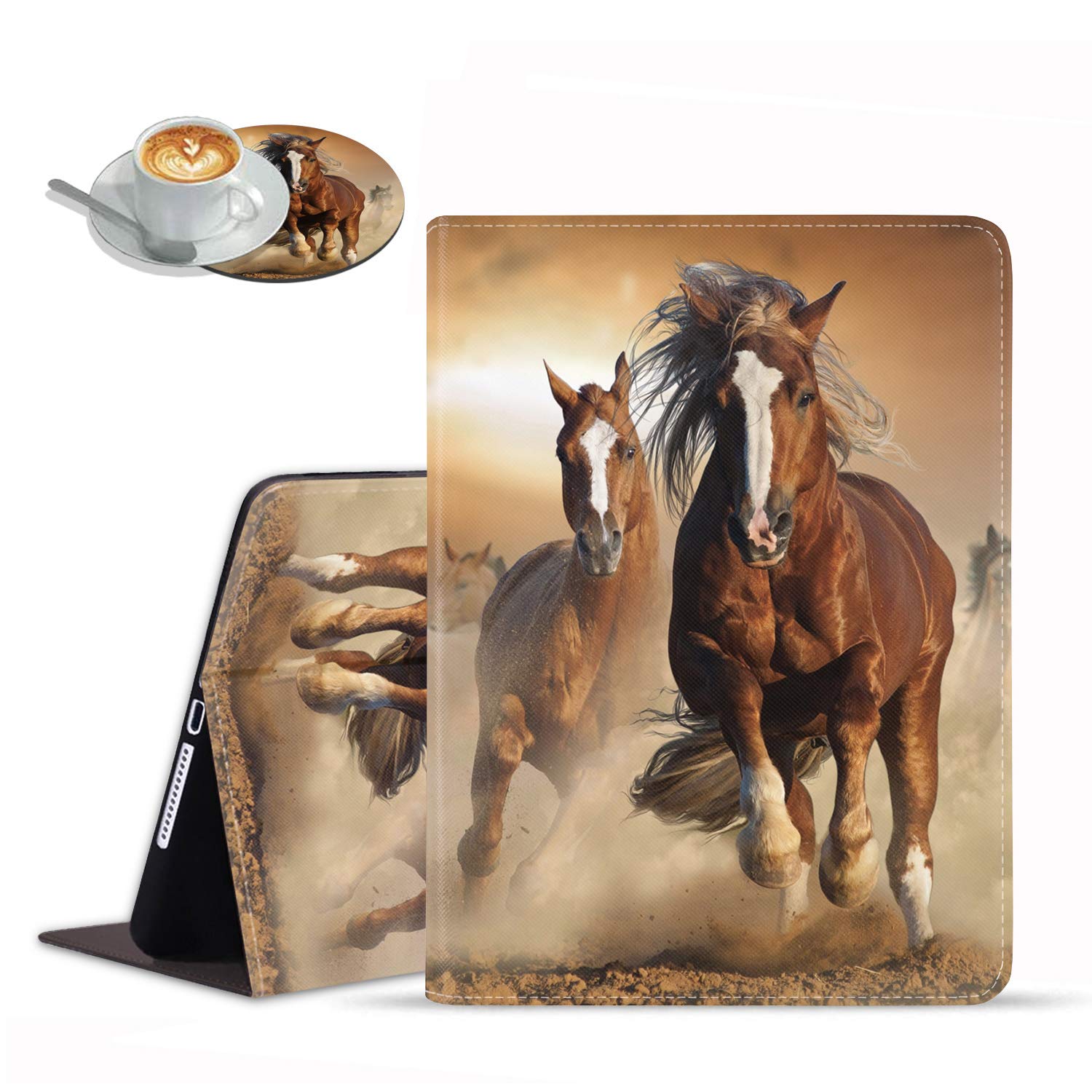 LOWORO for iPad Mini 5/Mini 4 Case, iPad Mini 1/2/3 Case, Adjustable Folio Smart Cover Stand Shockproof TPU Case with Auto Sleep