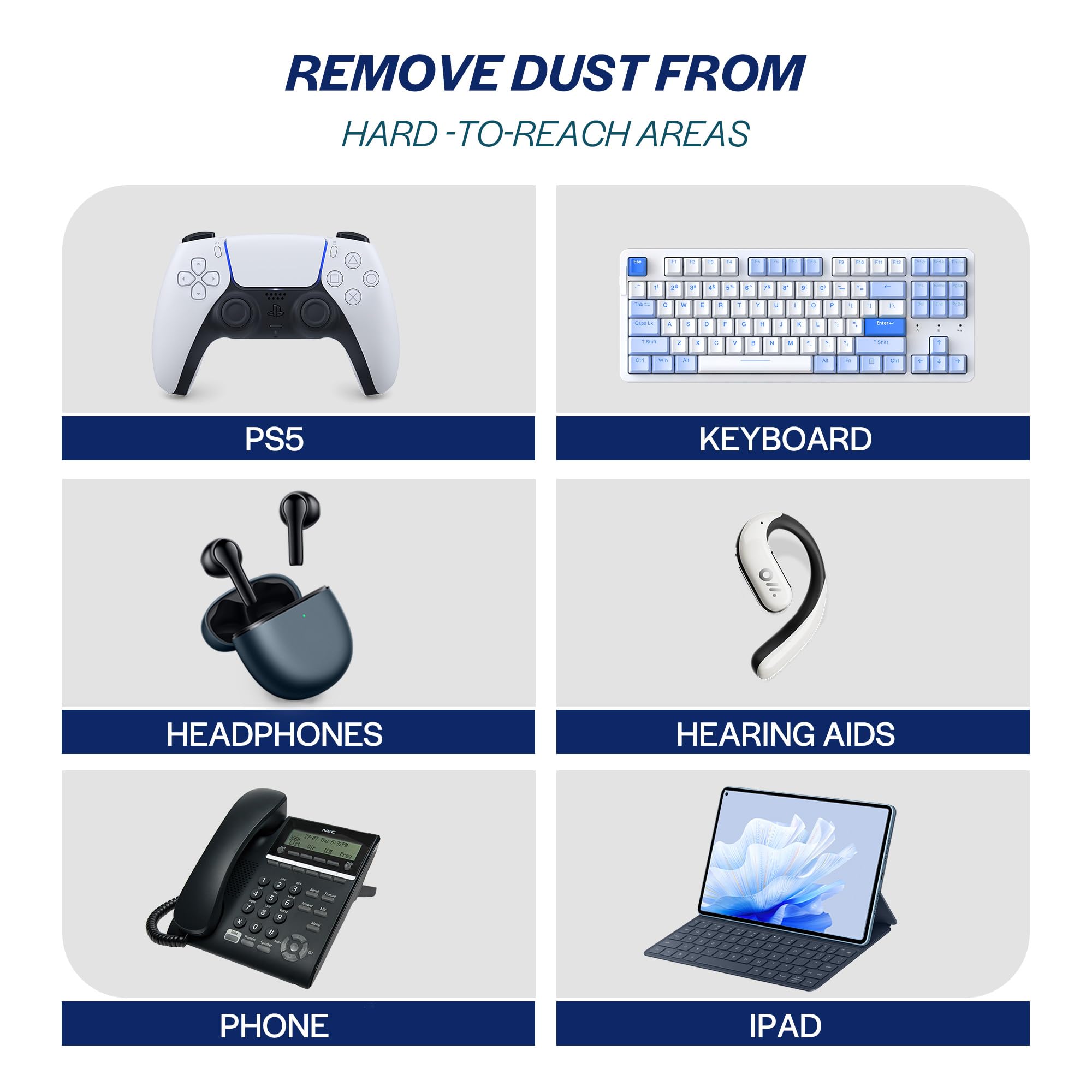 Iduster Disposable Compressed Air Can   3.5Oz Computer Keyboard Cleaner, 1 Count