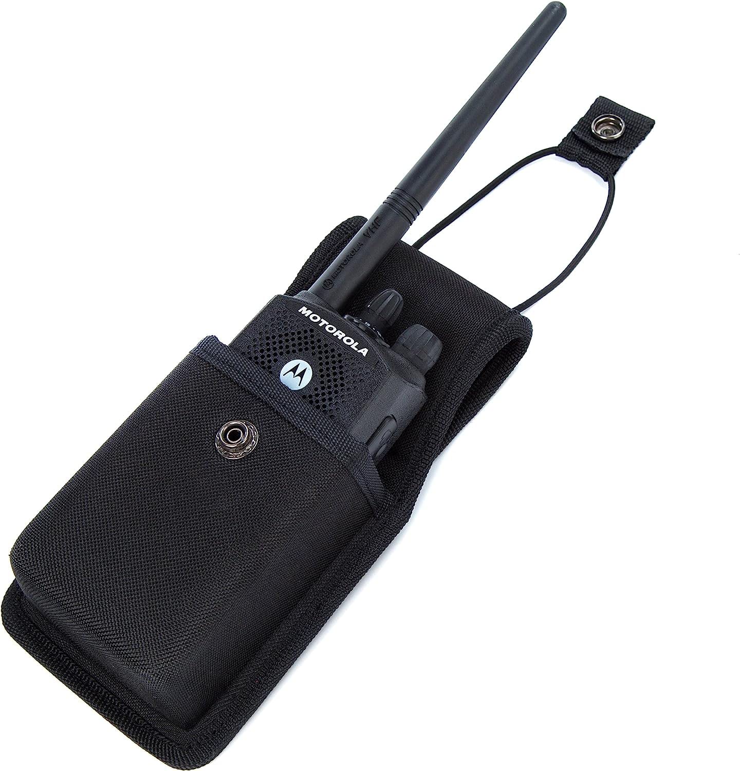 Luiton Universal Radio Case Two Way Radio Holder Universal Pouch For Walkie Talkies Nylon Holster Accessories For Motorola Mt500, Mt1000, Mts2000 And Similar Models(4Pack)