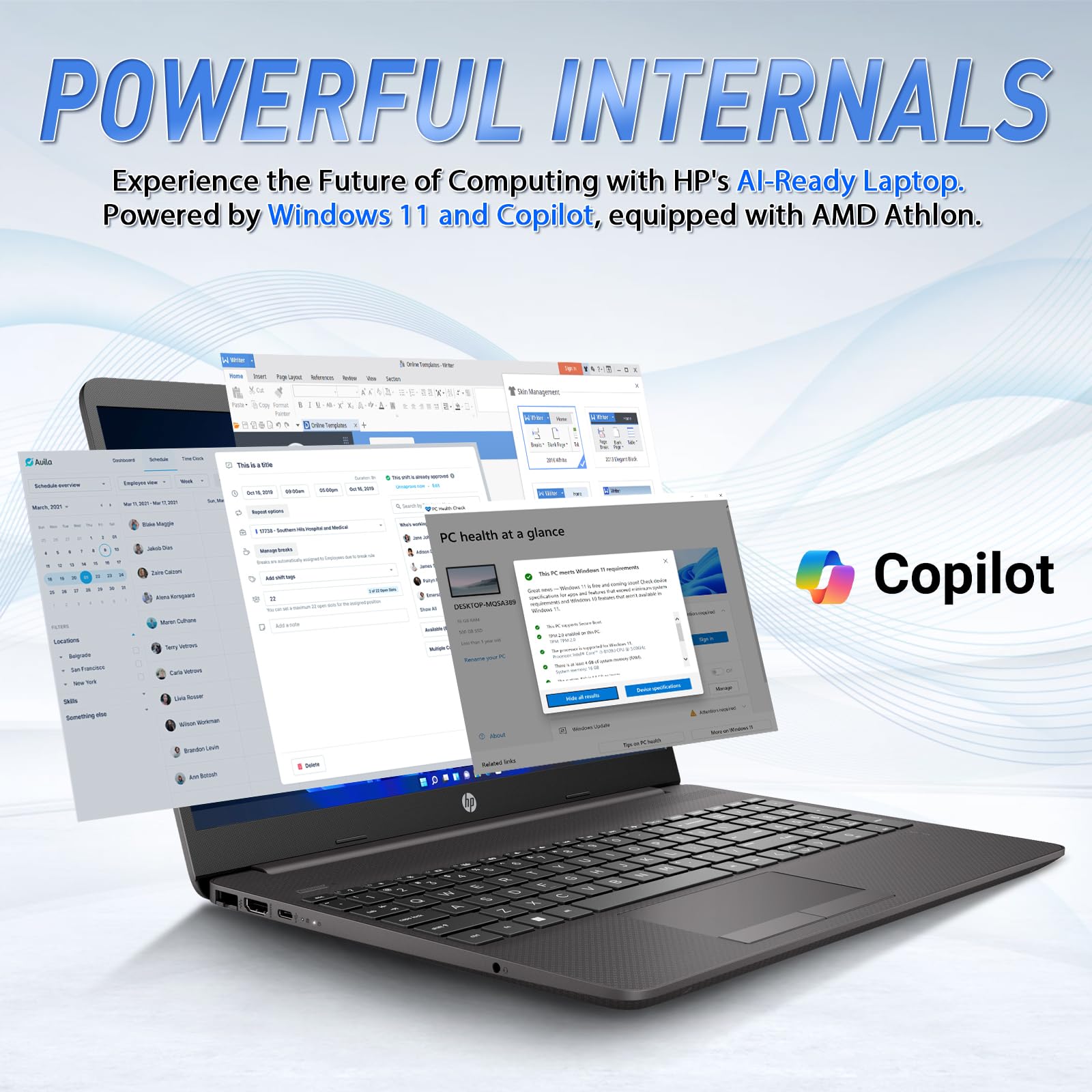 Hp 15 Fhd Business Ultrabook Laptop  32Gb Ram  1Tb Pcie Ssd  Powerful Amd Performance  Copilot Ai-Ready  Ethernet Port  Long Bat