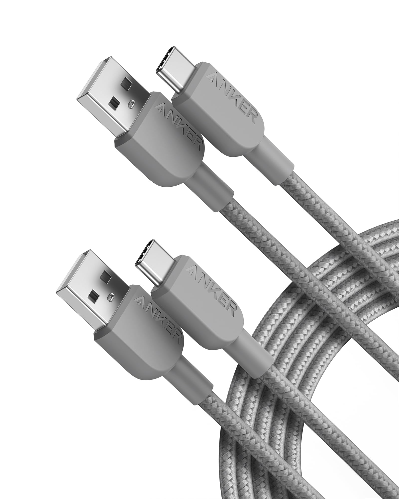 Anker Type C Usb C Cable, [2 Pack, 10Ft] 310 Usb A To Usb C Charger Cable, Usb 2.0 Nylon Charging Cord Fast Charging For Samsung