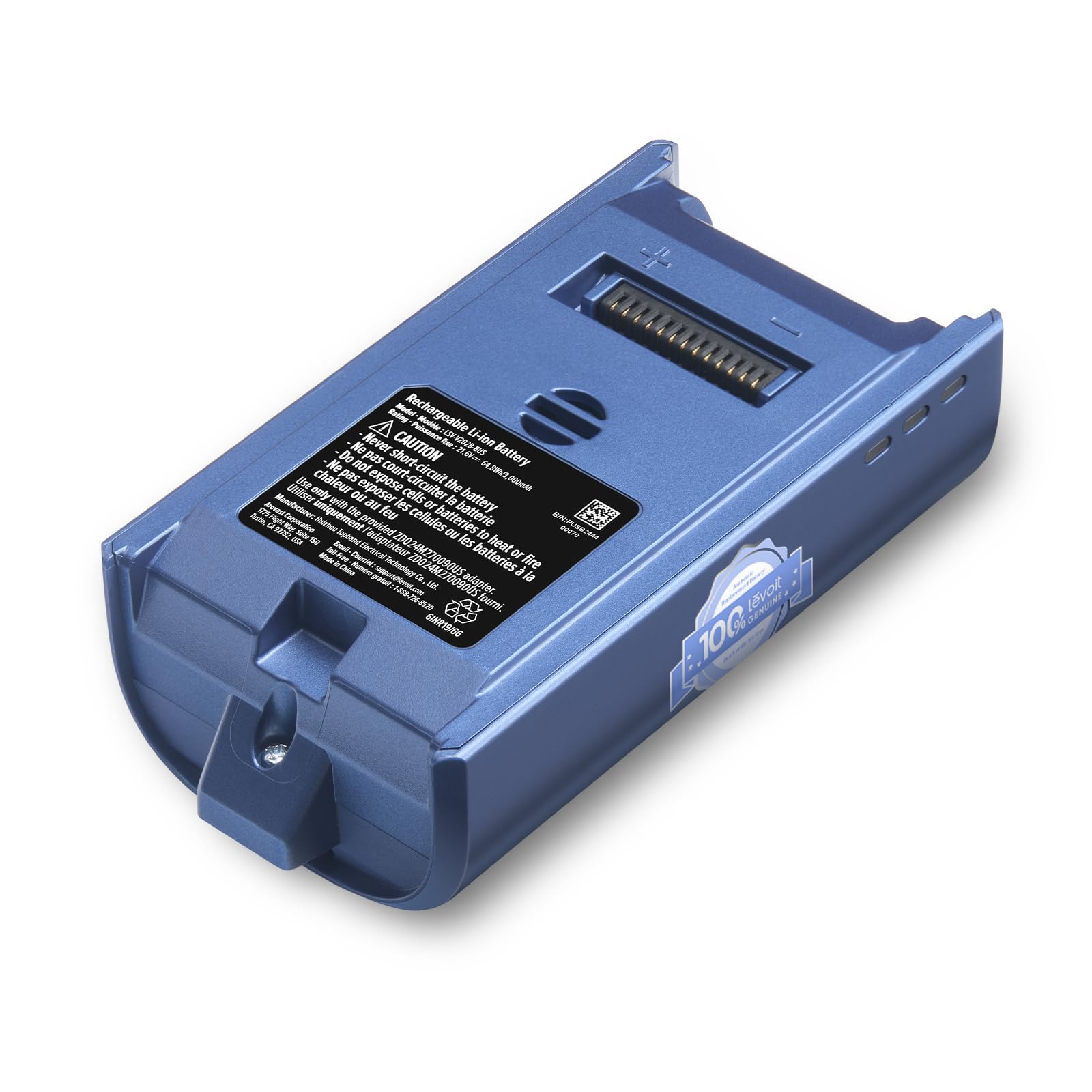 LEVOIT LVAC-300 Cordless Vacuum Cleaner Replacement Battery, 3000mAh, Up to 60 Minutes Runtime