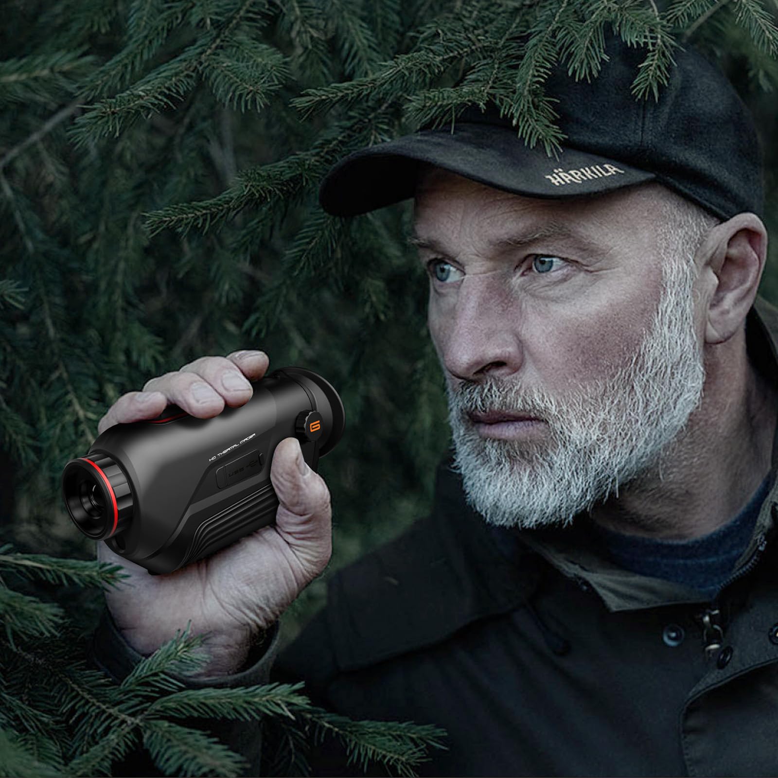 Goyojo Thermal Imaging Monocular For Hunting, 15Mm Focal Lens 256X192 Infrared Night Vision Telescope With Long Battery Life, Th