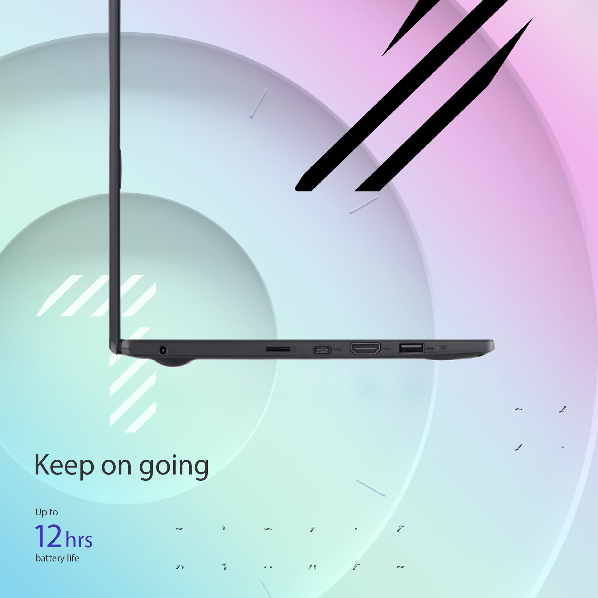 Asus 2024 Vivobook Go 11.6    Hd Laptop, Intel Celeron N4500, Intel Graphics, 4Gb, 128Gb, Windows 11 Home In S Mode, Star Black,