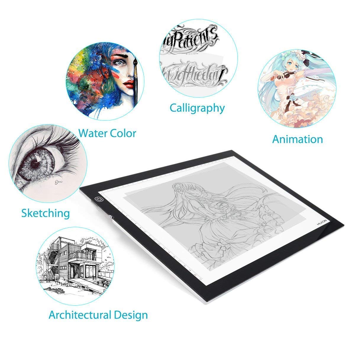 Huion A3 Light Box For Tattoo Tracing   Ac Powered