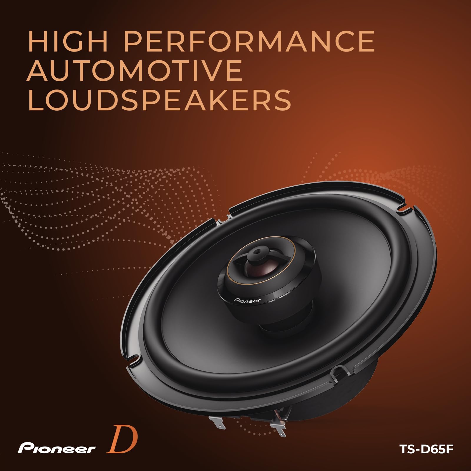 Pioneer Ts-D65F 2-Way Car Audio Speakers, Full Range, Clear Sound Quality, Easy Installation And Enhanced Bass Response, 6.5