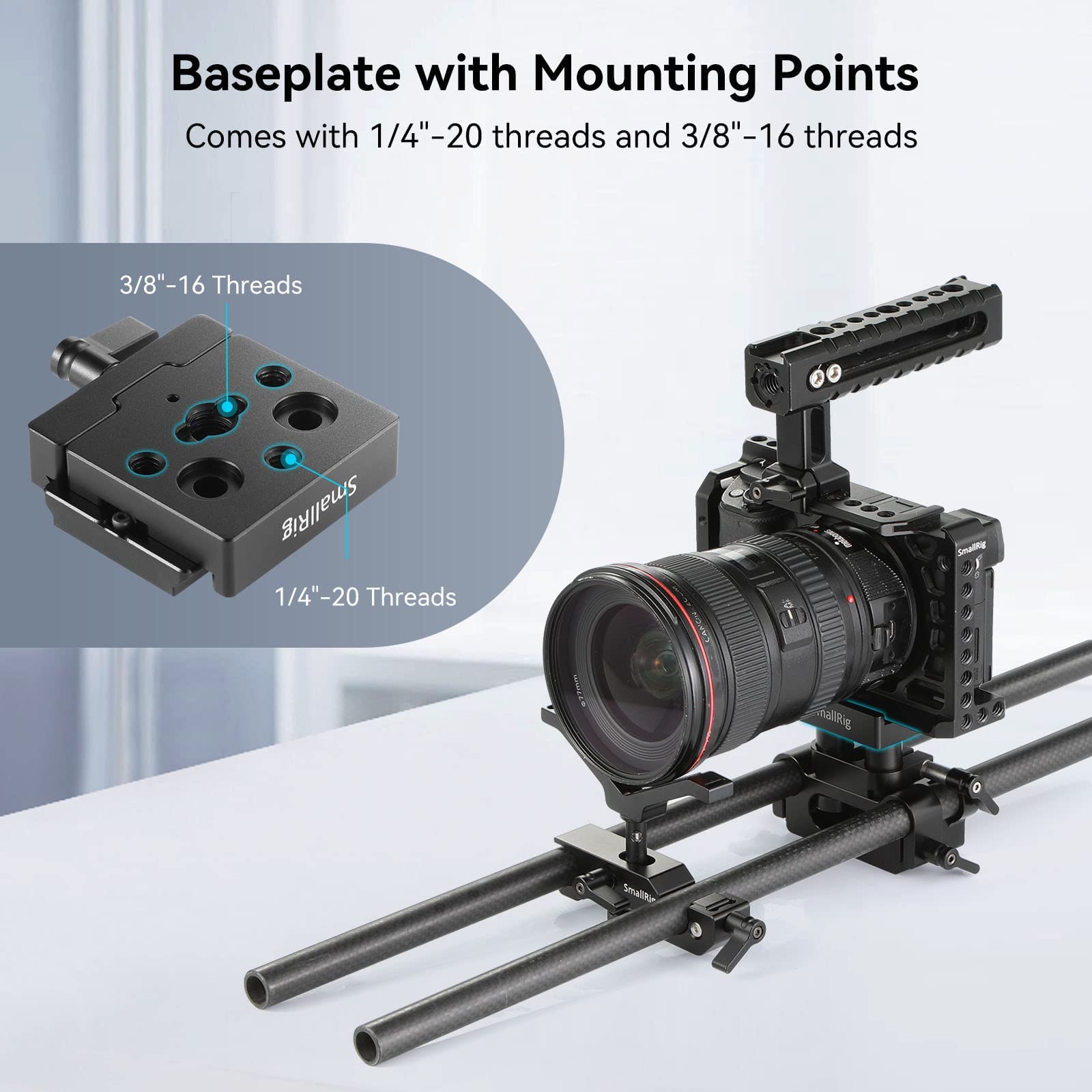 Smallrig Dslr And Mirrorless Quick Release Clamp And Plate For Arca Standard - 2280