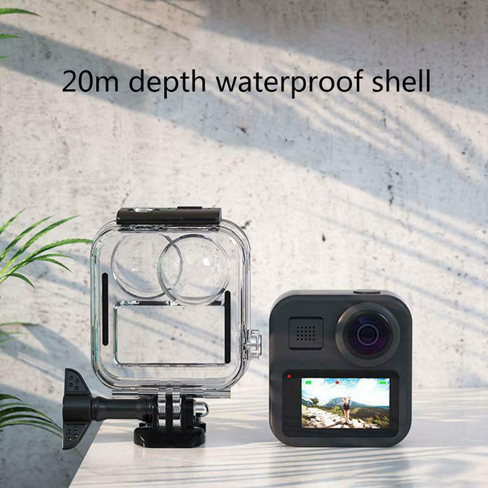 Touchscreen Waterproof Housing Case For Gopro Max 360 Diving Protection Underwater Dive Cover For Go Pro Max Camera Accessories