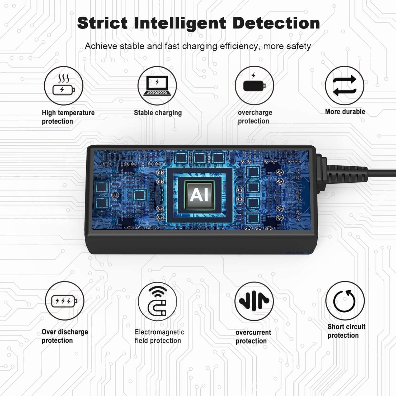 Usb C Chrome Laptop Charger 45W For Lenovo Chromebook C330 100E 300E 500E S330 C340-11 C340 S340 Power Cord For Lenovo Chromeboo