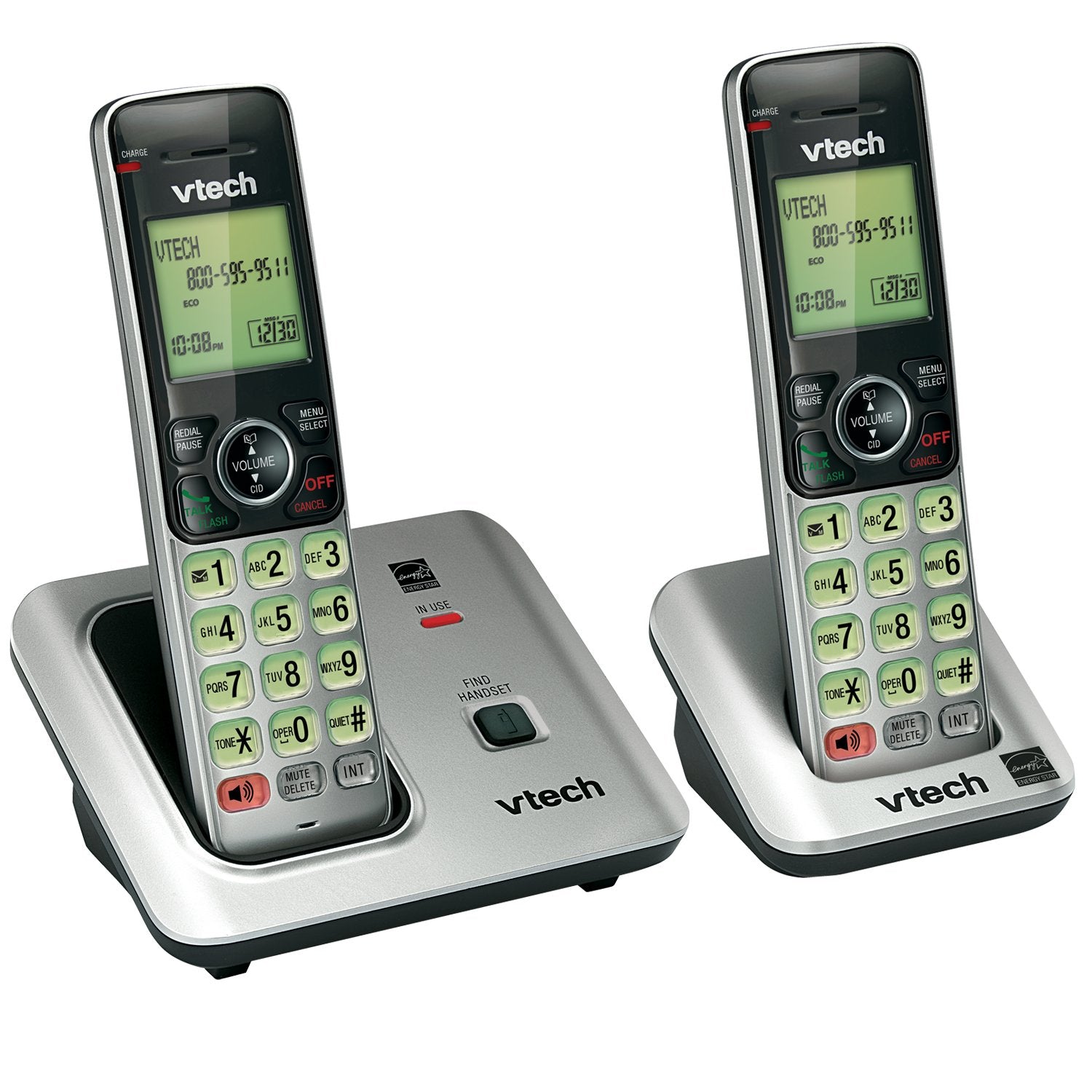Vtech 2-Handset Cordless CID (VT-CS6619-2) -