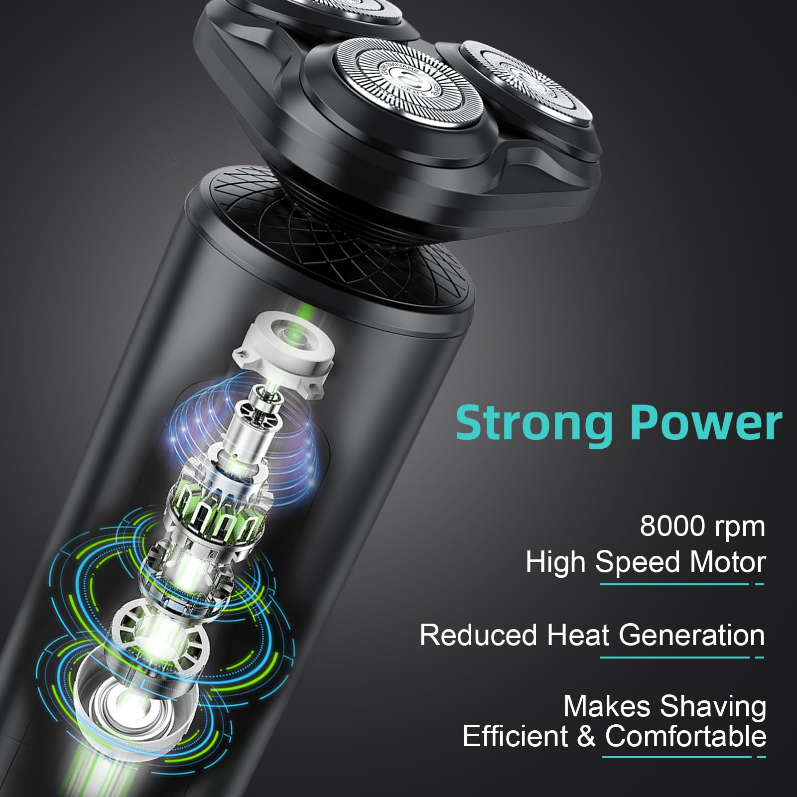 Sweetlf Electric Razor For Men, 2024, Ipx7 Waterproof, Type C Rechargeable, Led Display, Close & Clean Shave, Easy To Clean, 120
