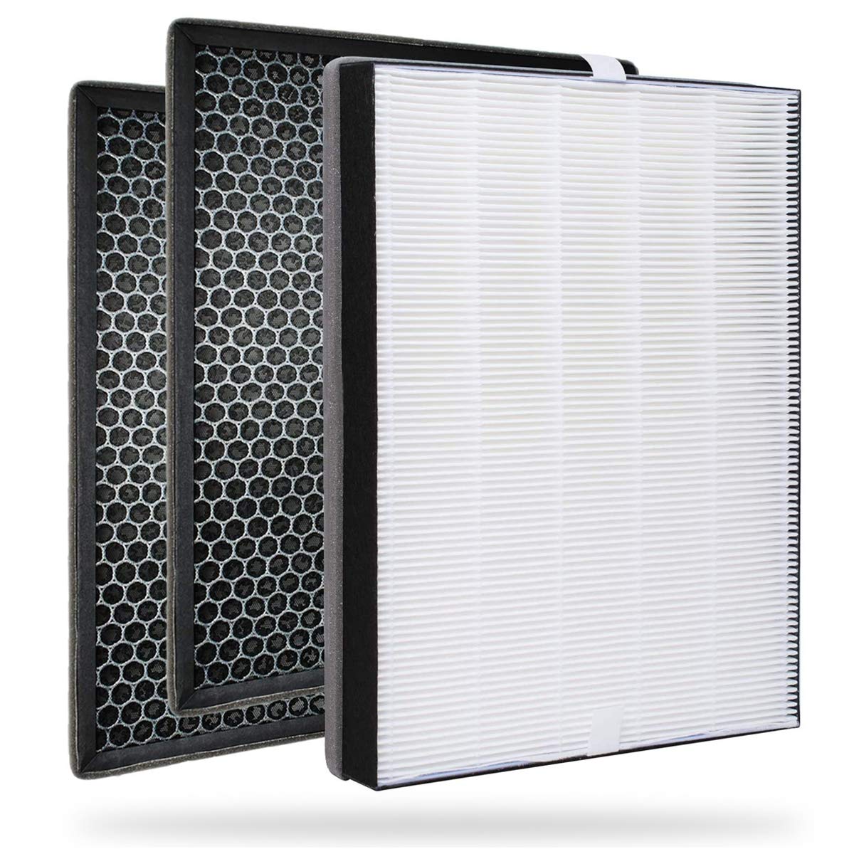 Fy2422 Nano Protect Hepa And Fy2420 Active Carbon Filters Replacement Compatible With Phil Lips Air Purifiers Series 2000 2000I, Replace Ac2889 Ac2882 Ac2887 (3 Pcs)