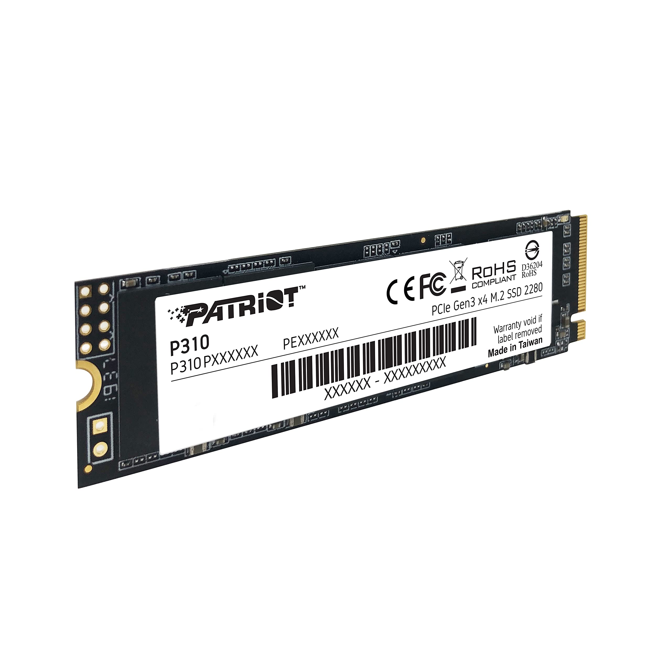 Patriot P310 1.92Tb Internal Ssd - Nvme Pcie M.2 Gen3 X 4 - Low-Power Consumption Solid State Drive - P310P192Tm28