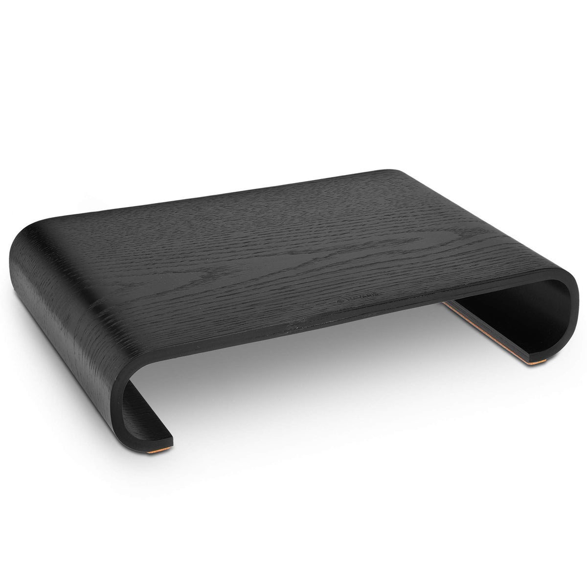 Navaris Wood Monitor Stand Riser   Computer Desk Organizer Desktop Dock Wooden Mount Display For Pc Tv Screen Notebook Laptop  