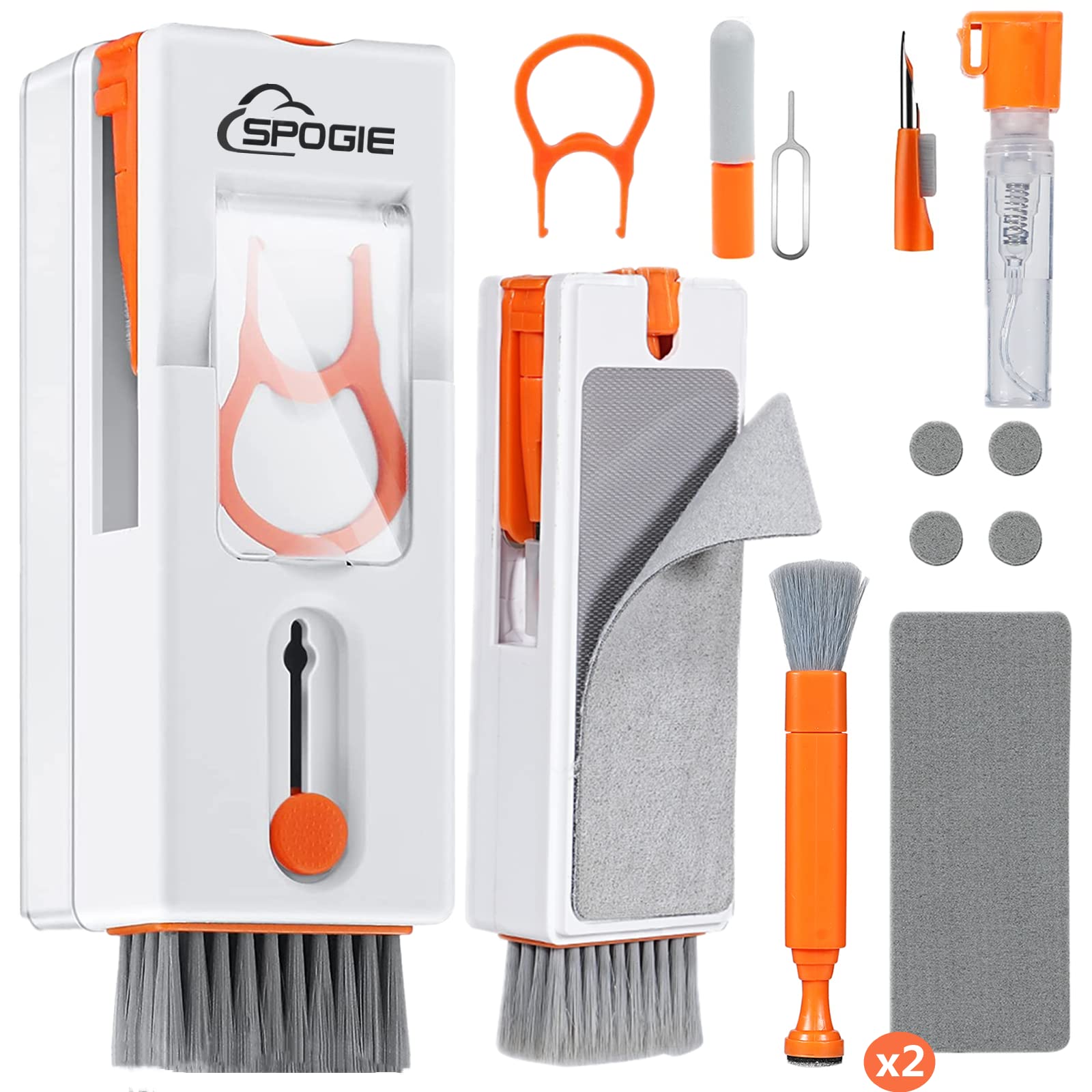 11 In 1 Keyboard Cleaning Kit, Laptop Cleaning Kit Keyboard Brush Cleaner Electronics Cleaner For Cell Phone/Earbuds/Camera Lens