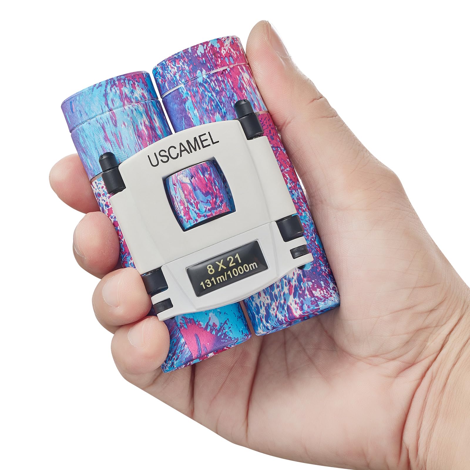 Uscamel Binoculars, Small Binocular For Kids And Adults, 8  21 Pocket Binoculars, Fmc Lens Waterproof Compact Binocular For Bird