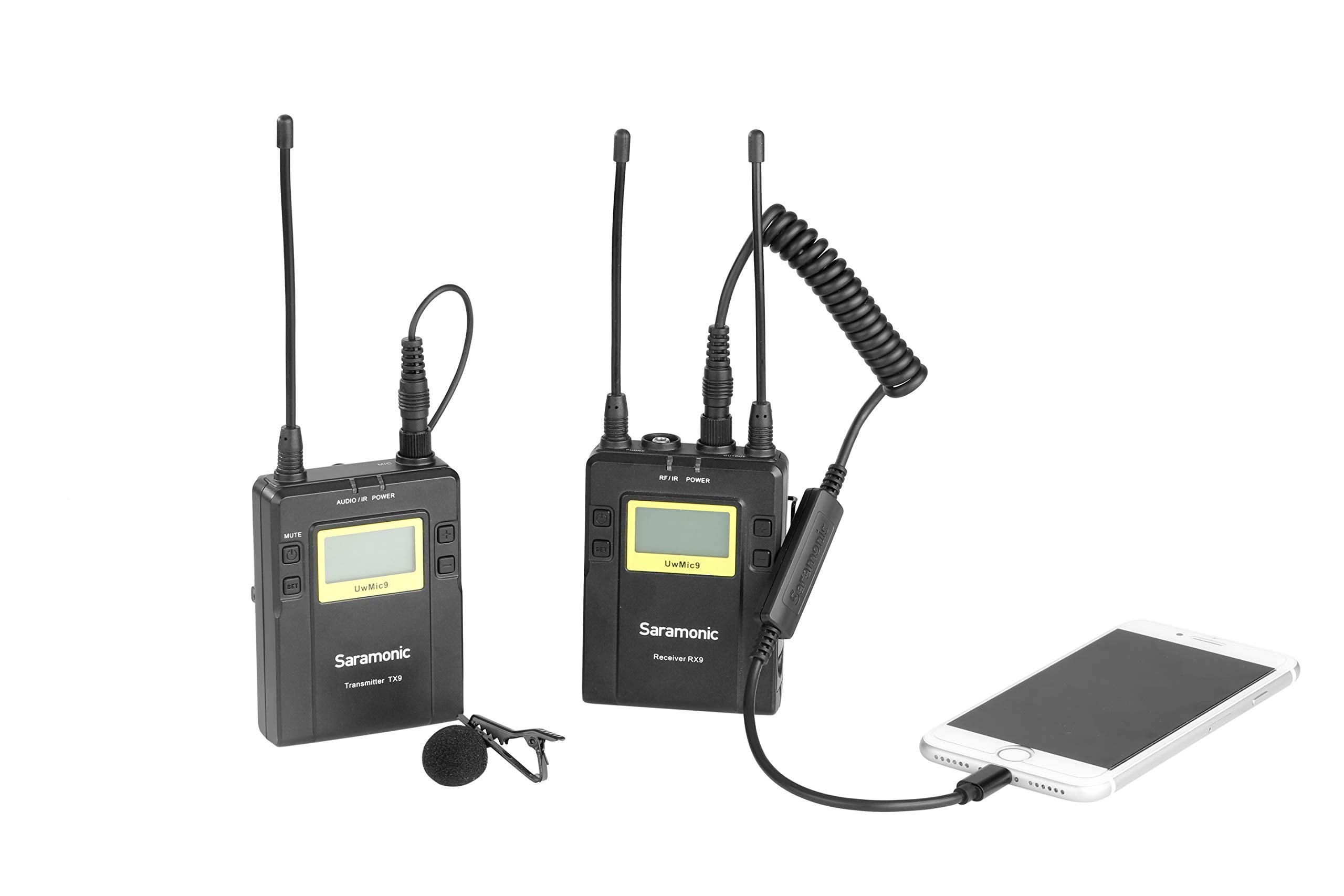 Saramonic Locking 1/8 TRS Male to Apple Lightning Output Cable for iPhone & iPad (LC-C35), Locking 3.5mm